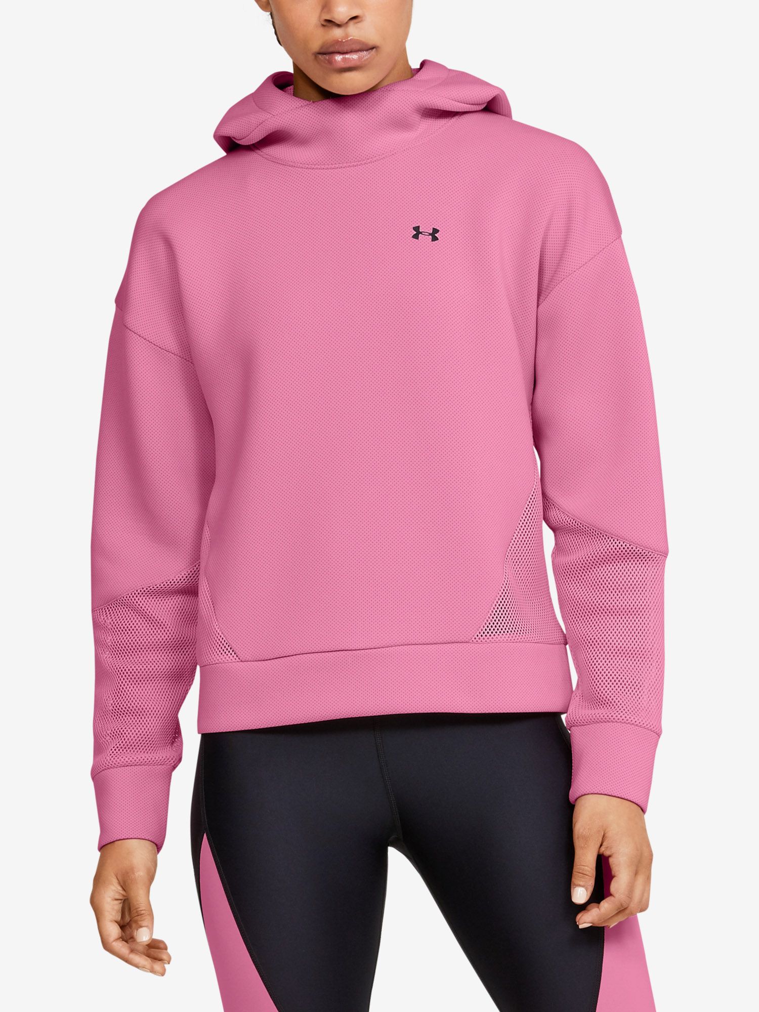 Mikina under armour move full zip hoodie mesh inset Clearance
