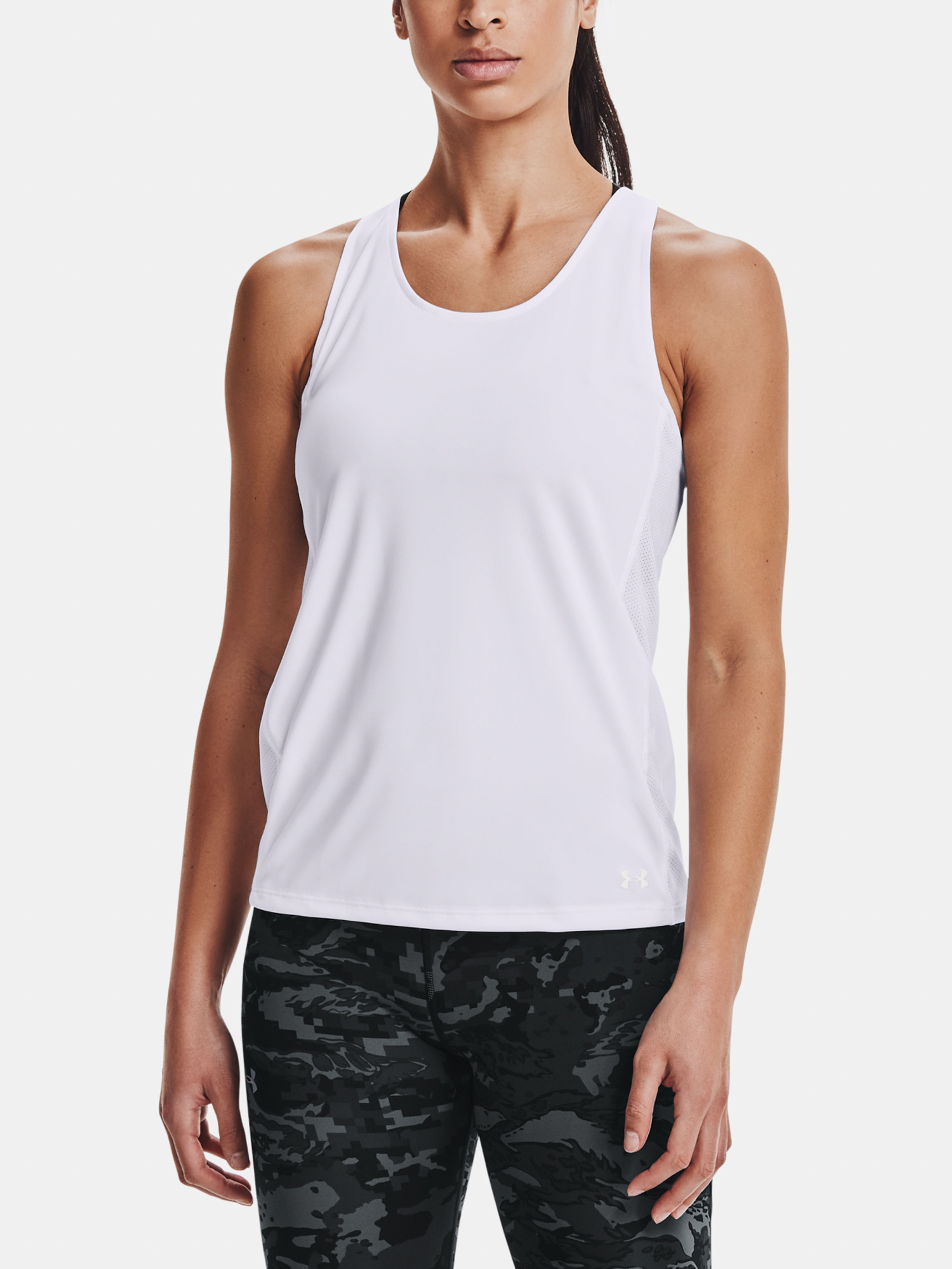 Tielko Under Armour Fly By Tank-WHT