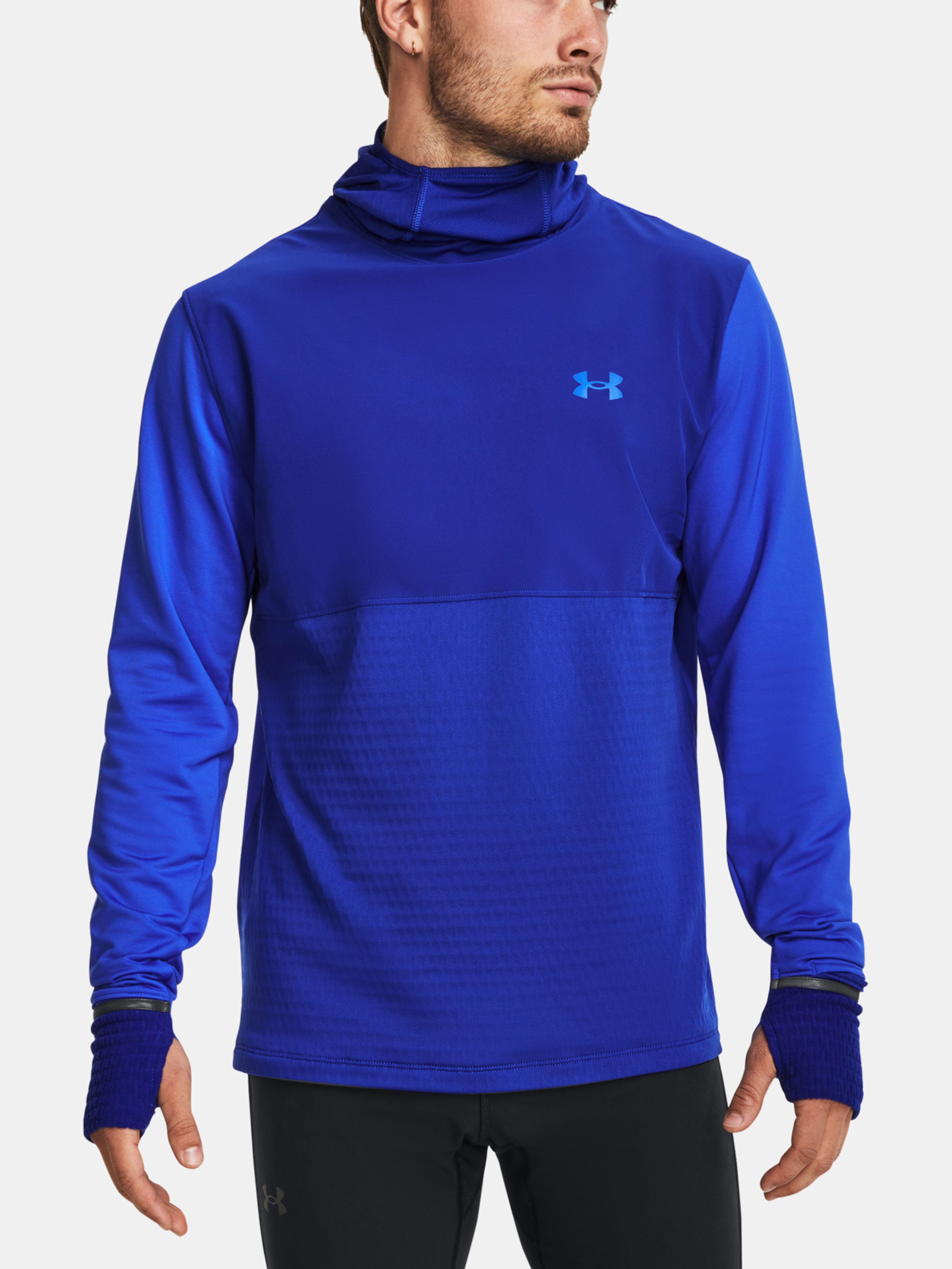 Under Armour QUALIFIER COLD HOODY-BLU felső