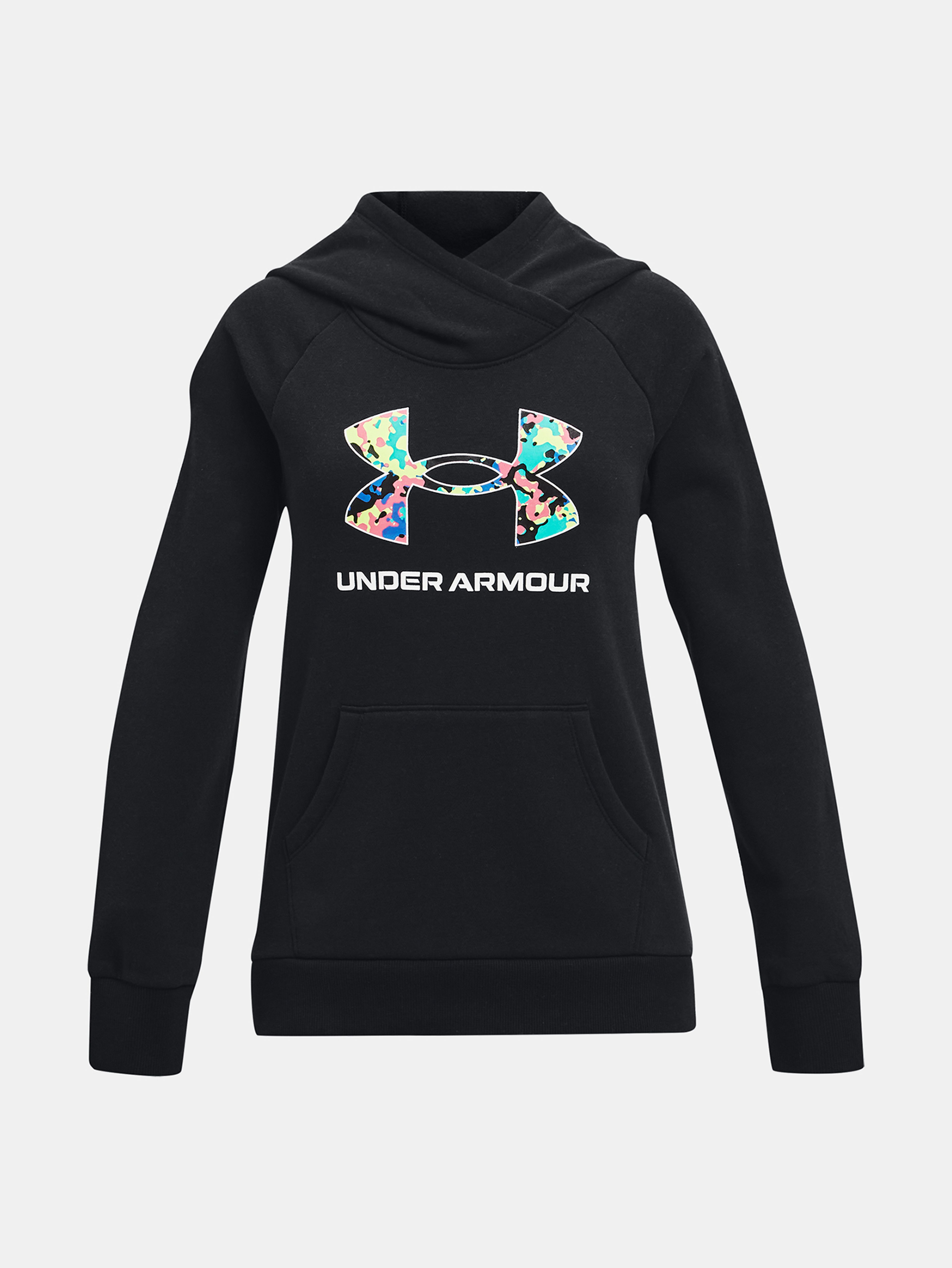 Mikina Under Armour Rival Logo Hoodie-BLK