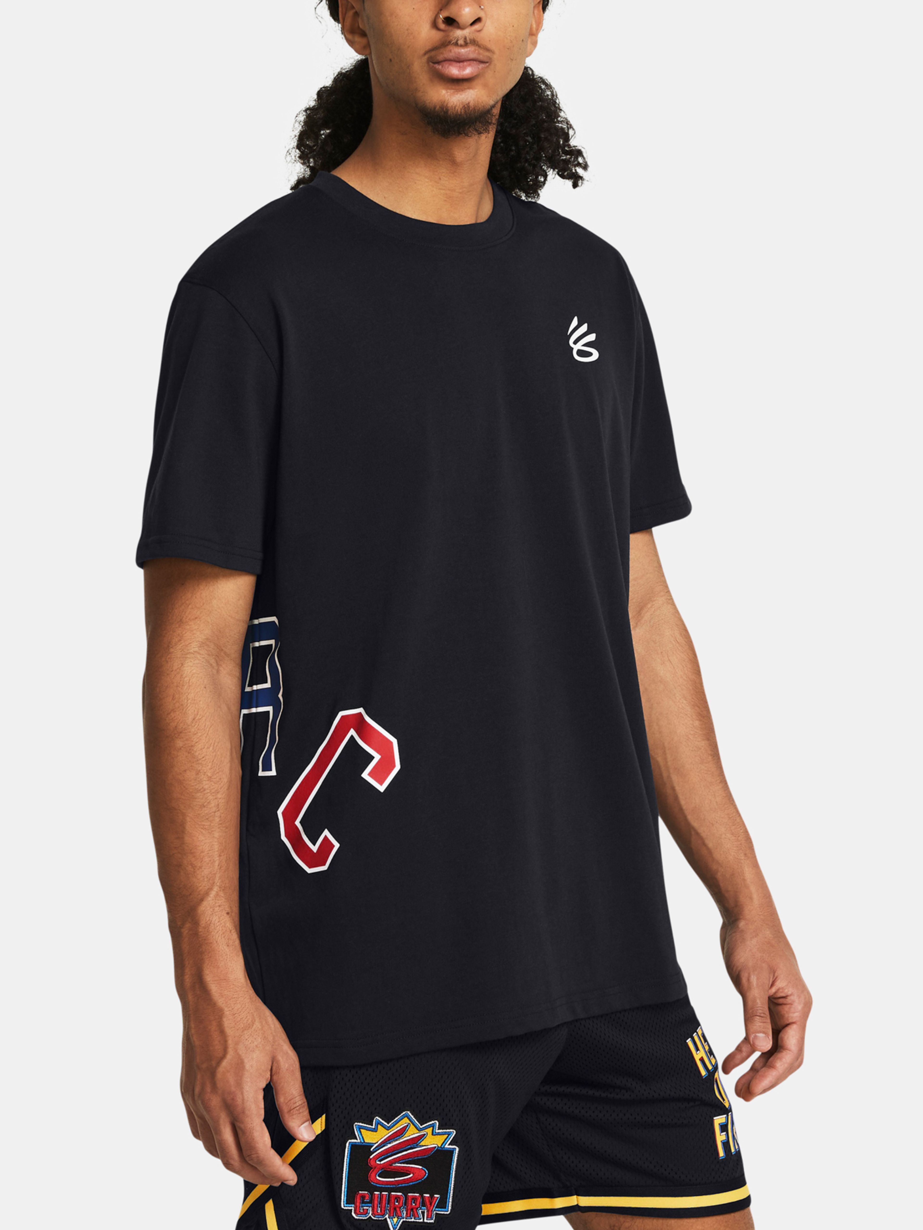 Majica Under Armour Curry Arc HW Tee-BLK