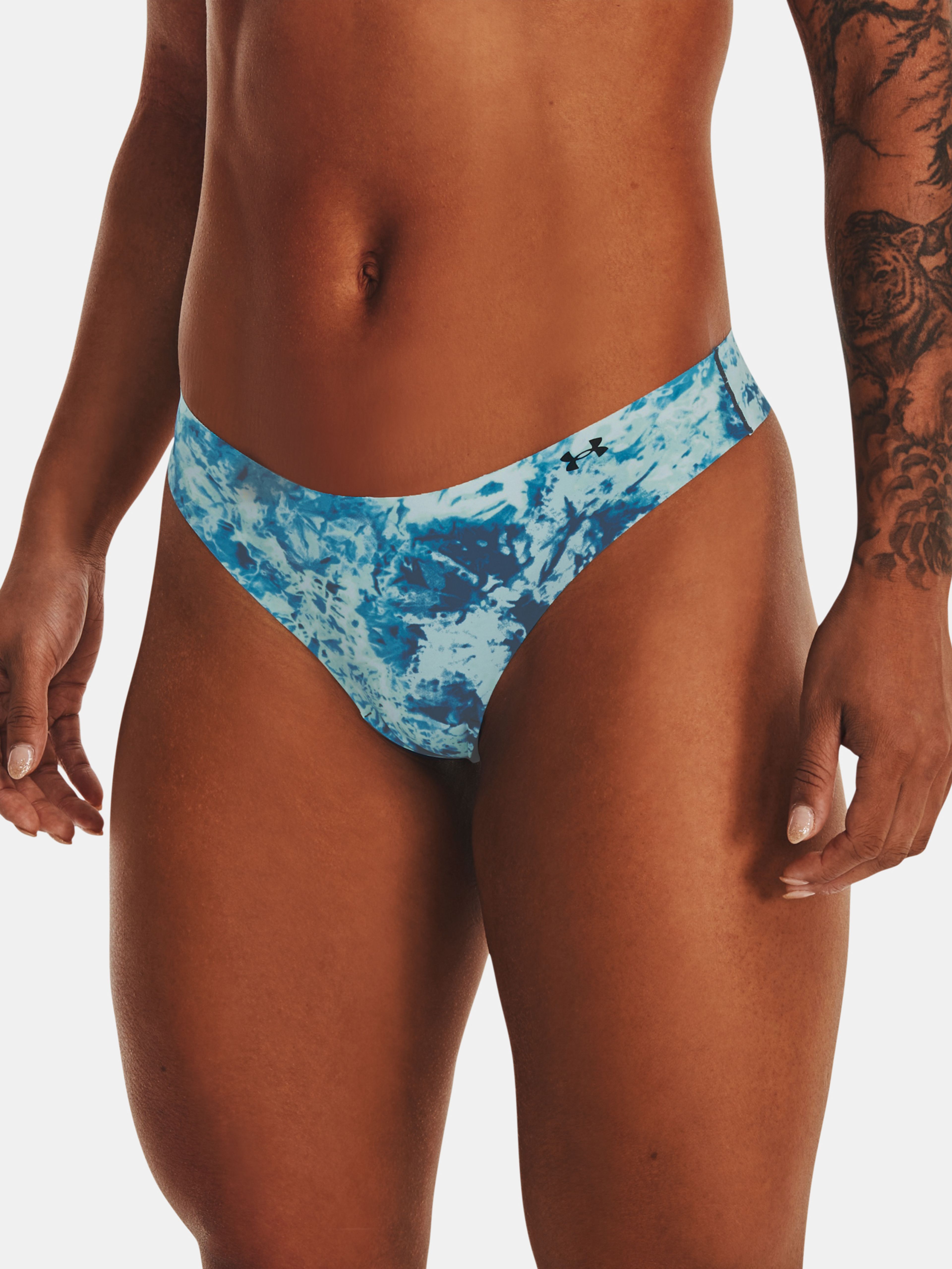 Kalhotky Under Armour MFO PS Thong 3Pack Print-GRN