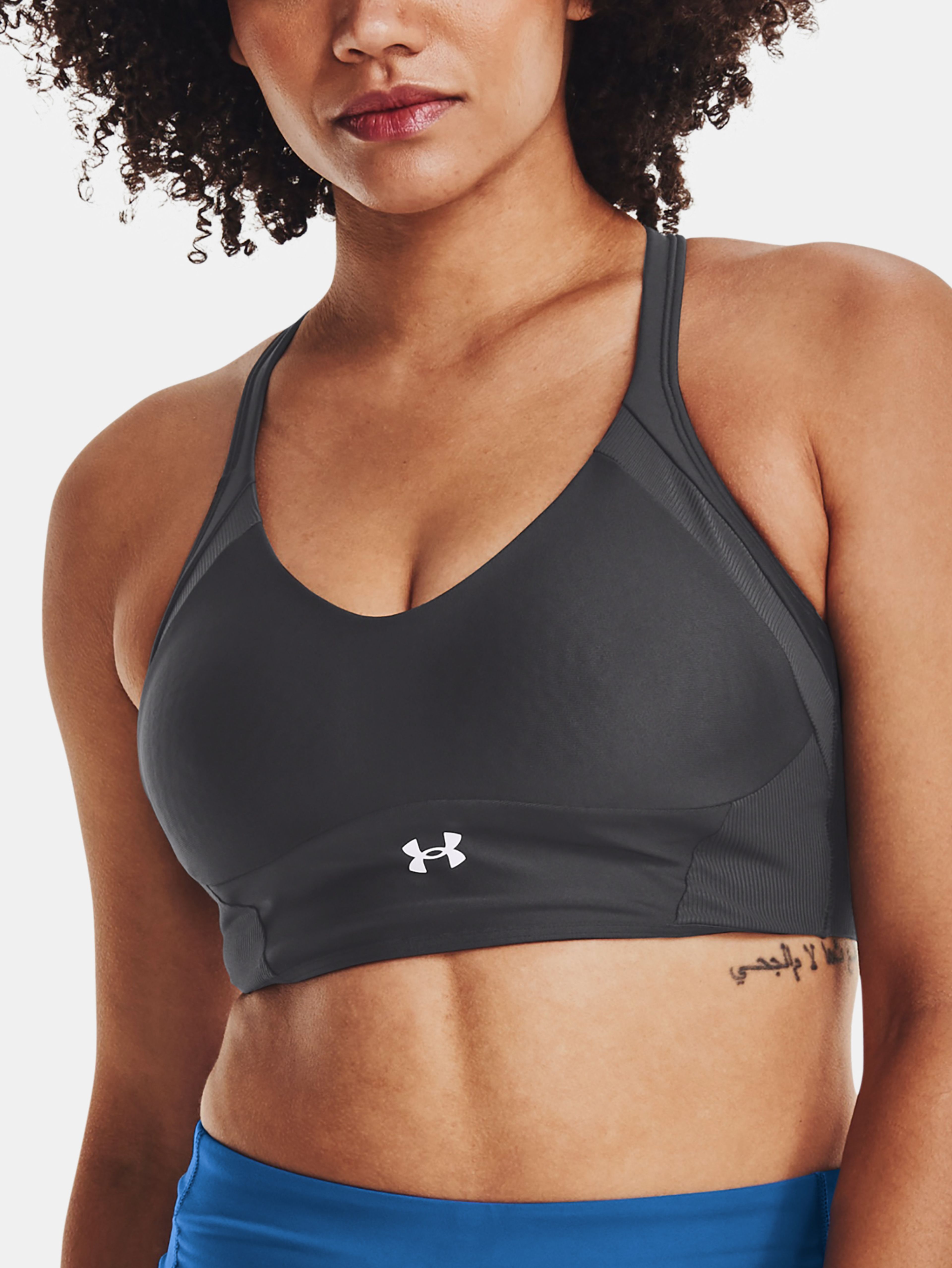 Podprsenka Under Armour UA Infinity Mid Rib Bra-GRY