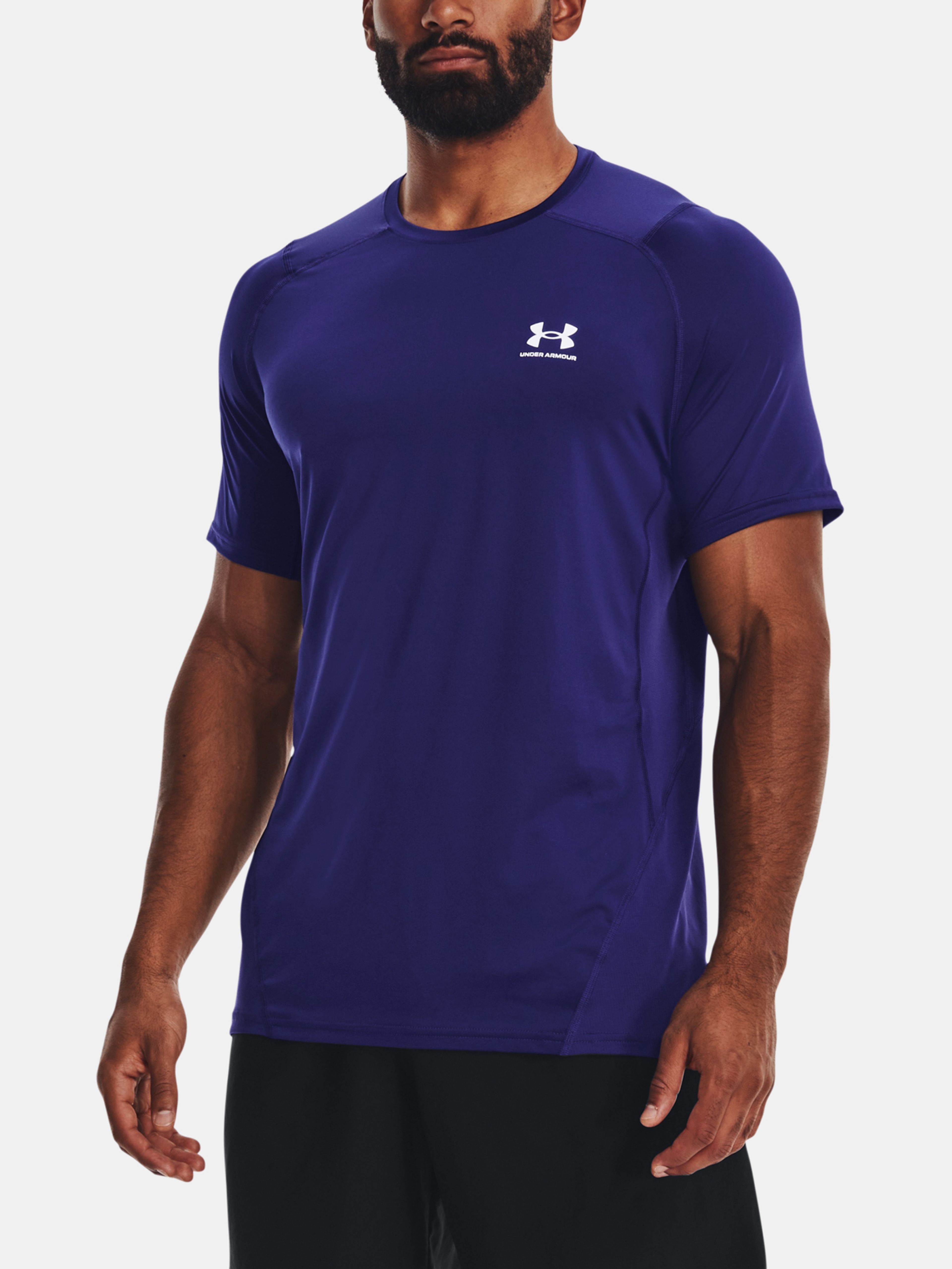 Tričko Under Armour UA HG Armour Fitted SS-BLU