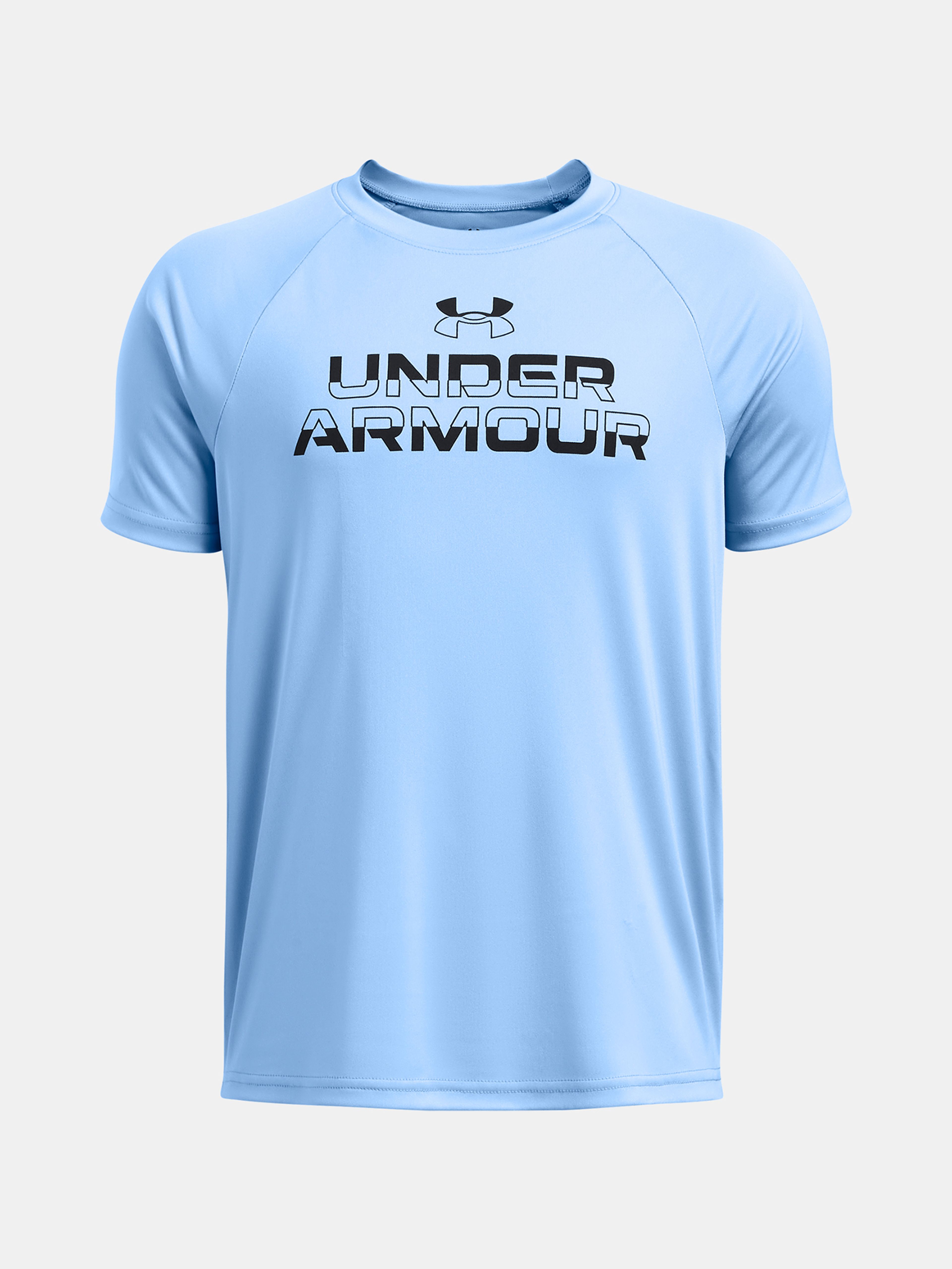 Fiú póló Under Armour UA Tech Split Wordmark SS