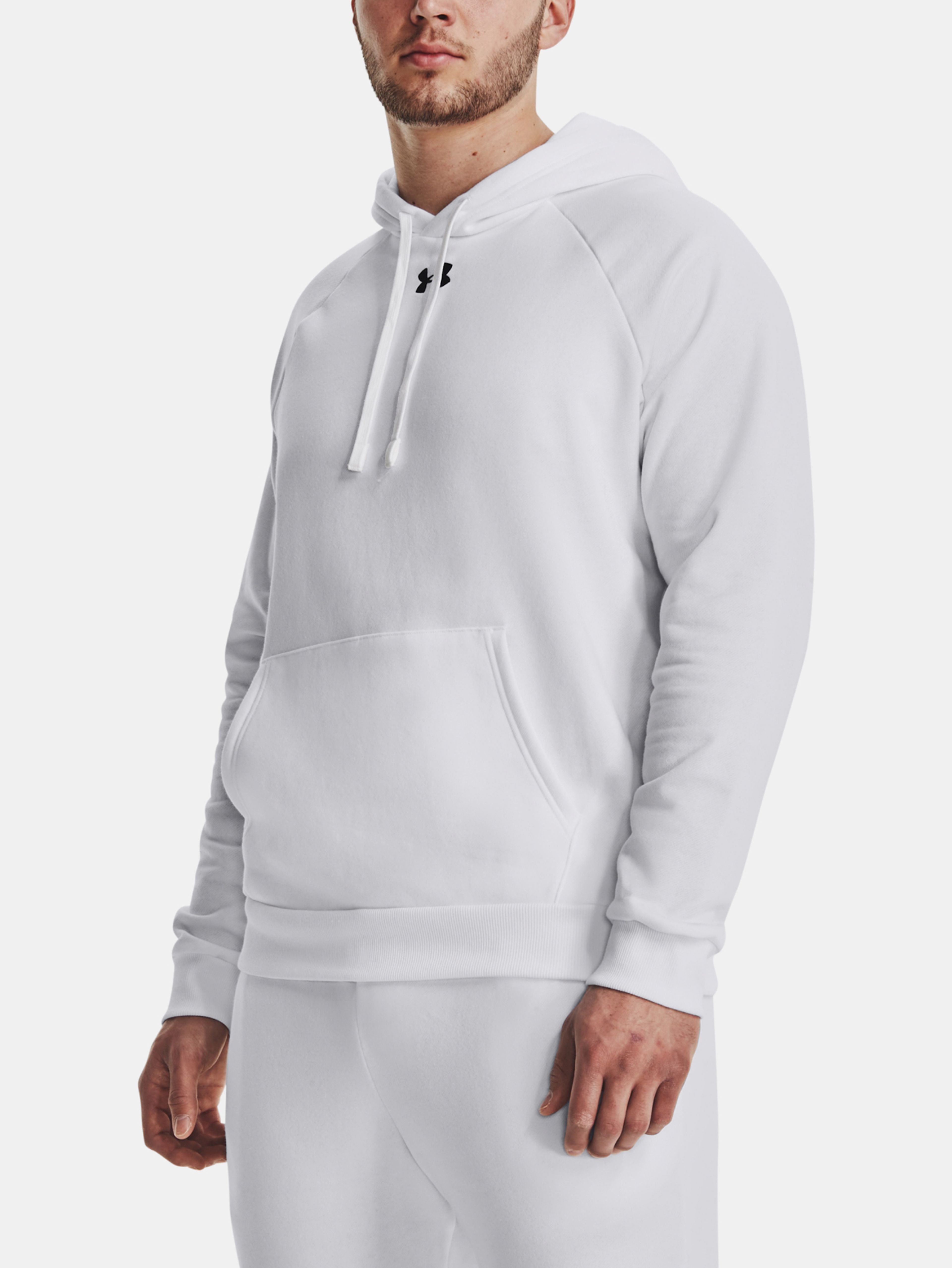 Pulover Under Armour UA Rival Fleece Hoodie-WHT