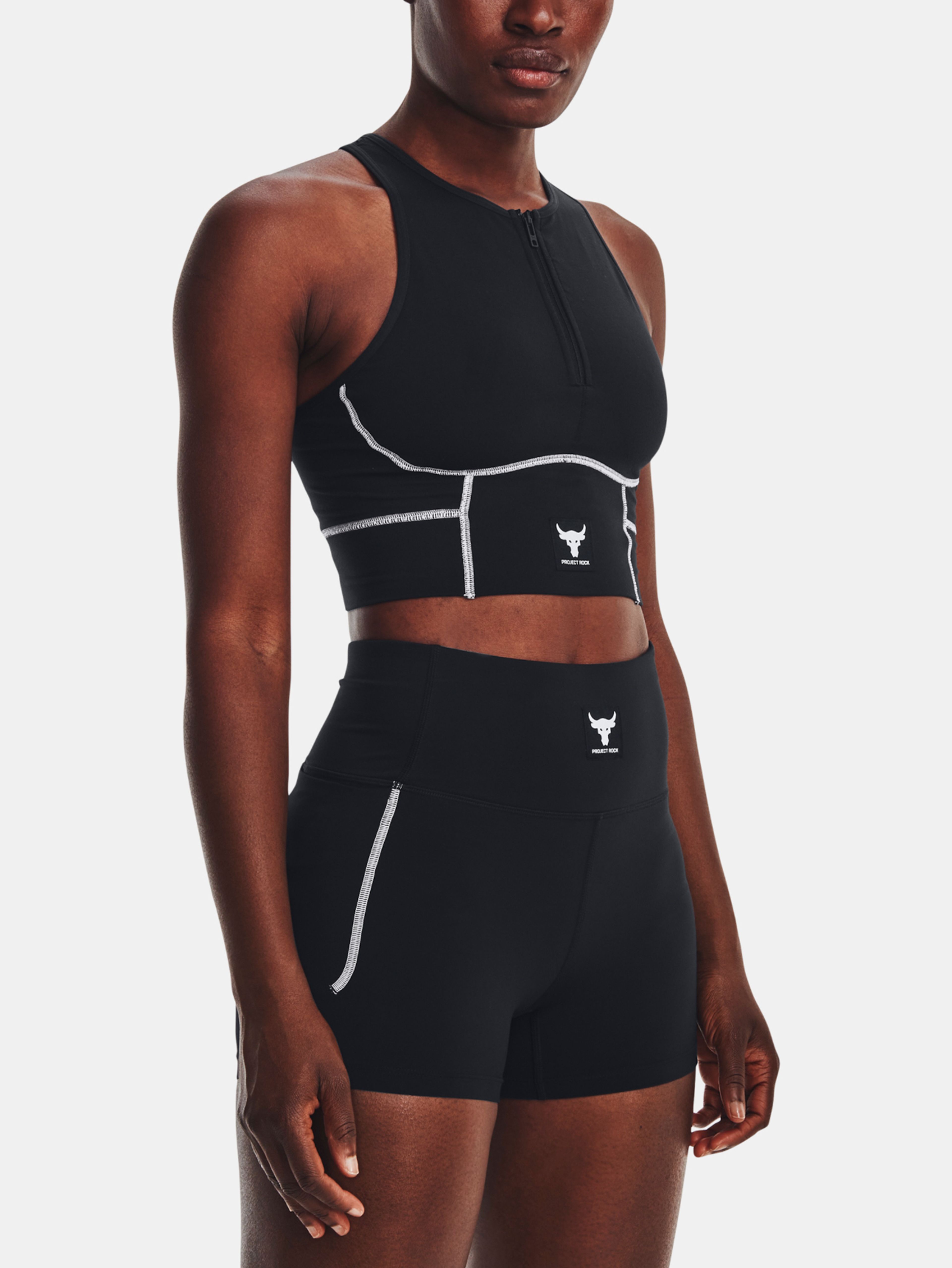 Tílko Under Armour Pjt Rck Meridian Zip Tank-BLK