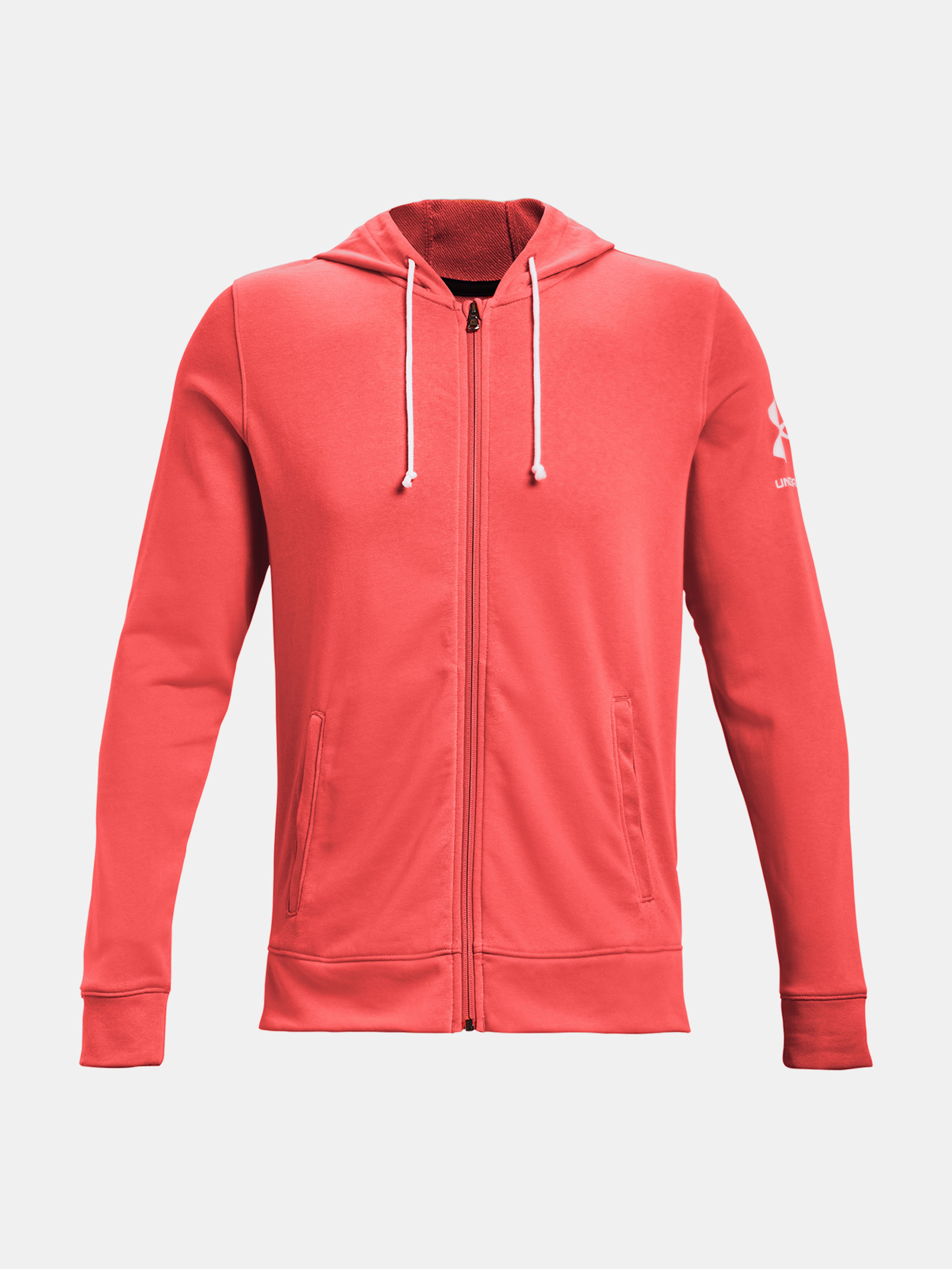 Mikina Under Armour RIVAL TERRY FZ HD-RED