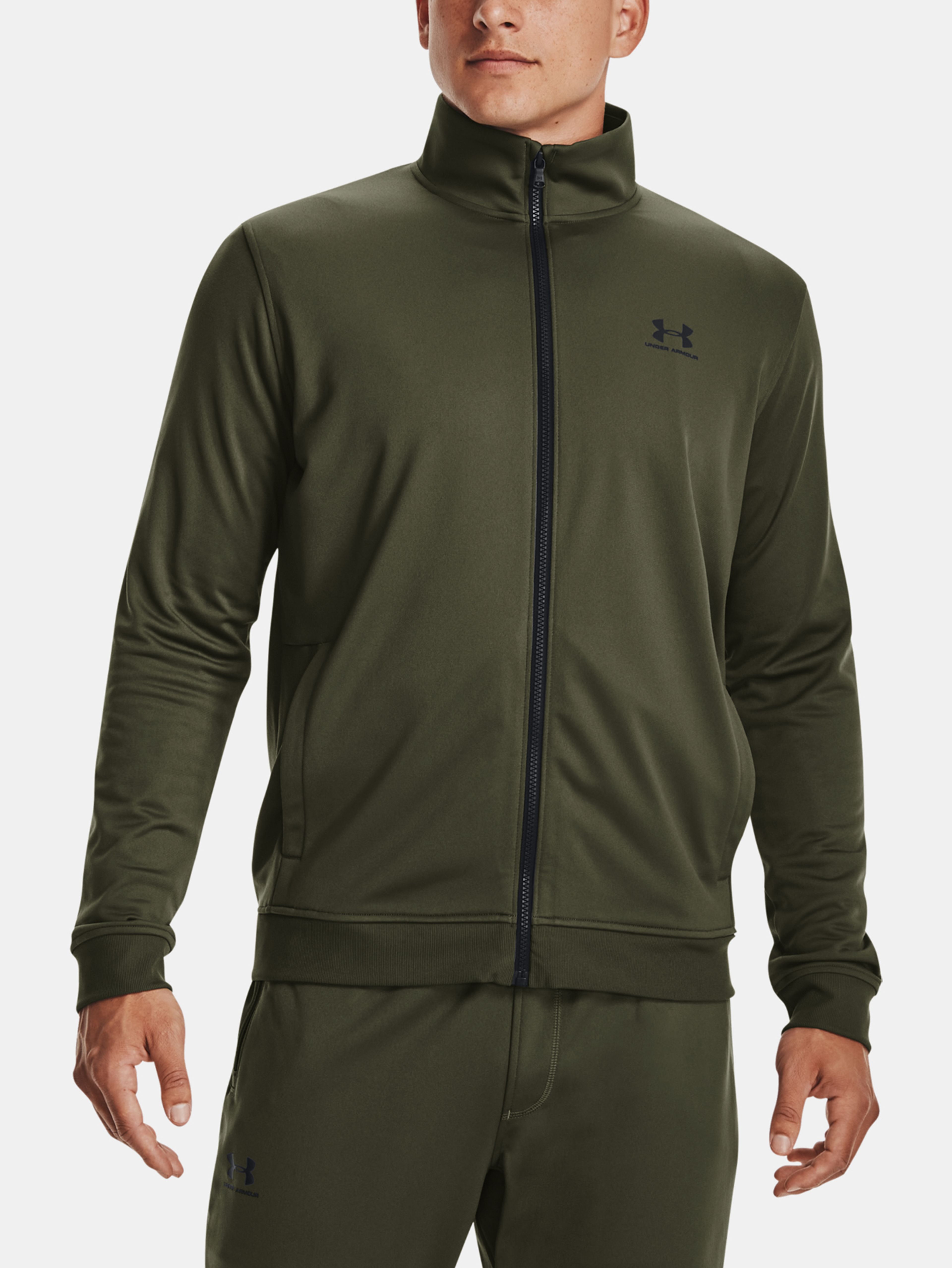 Jakna Under Armour SPORTSTYLE TRICOT JACKET-GRN