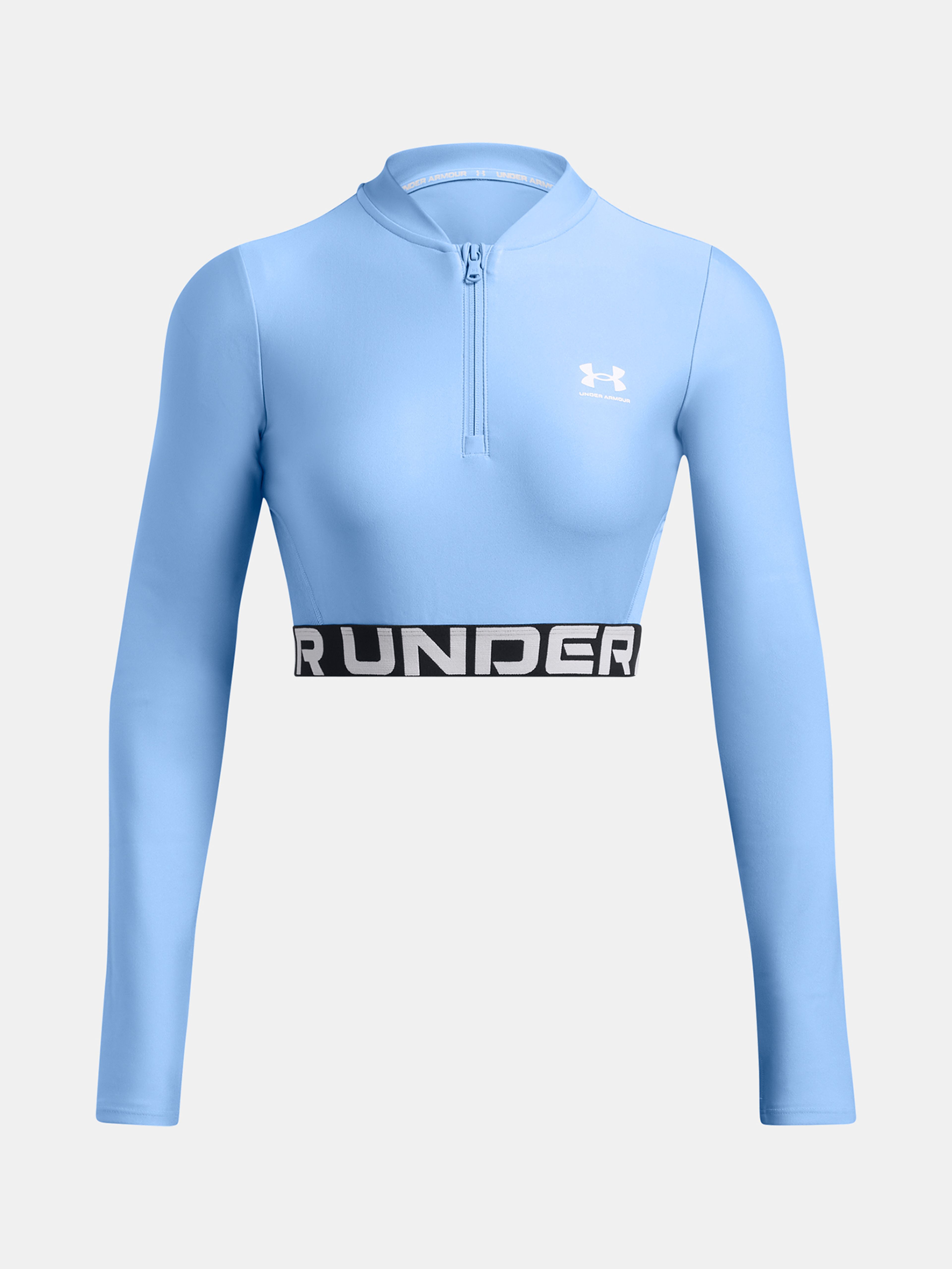 Női póló Under Armour HeatGear Rib 1/4 Zip LS