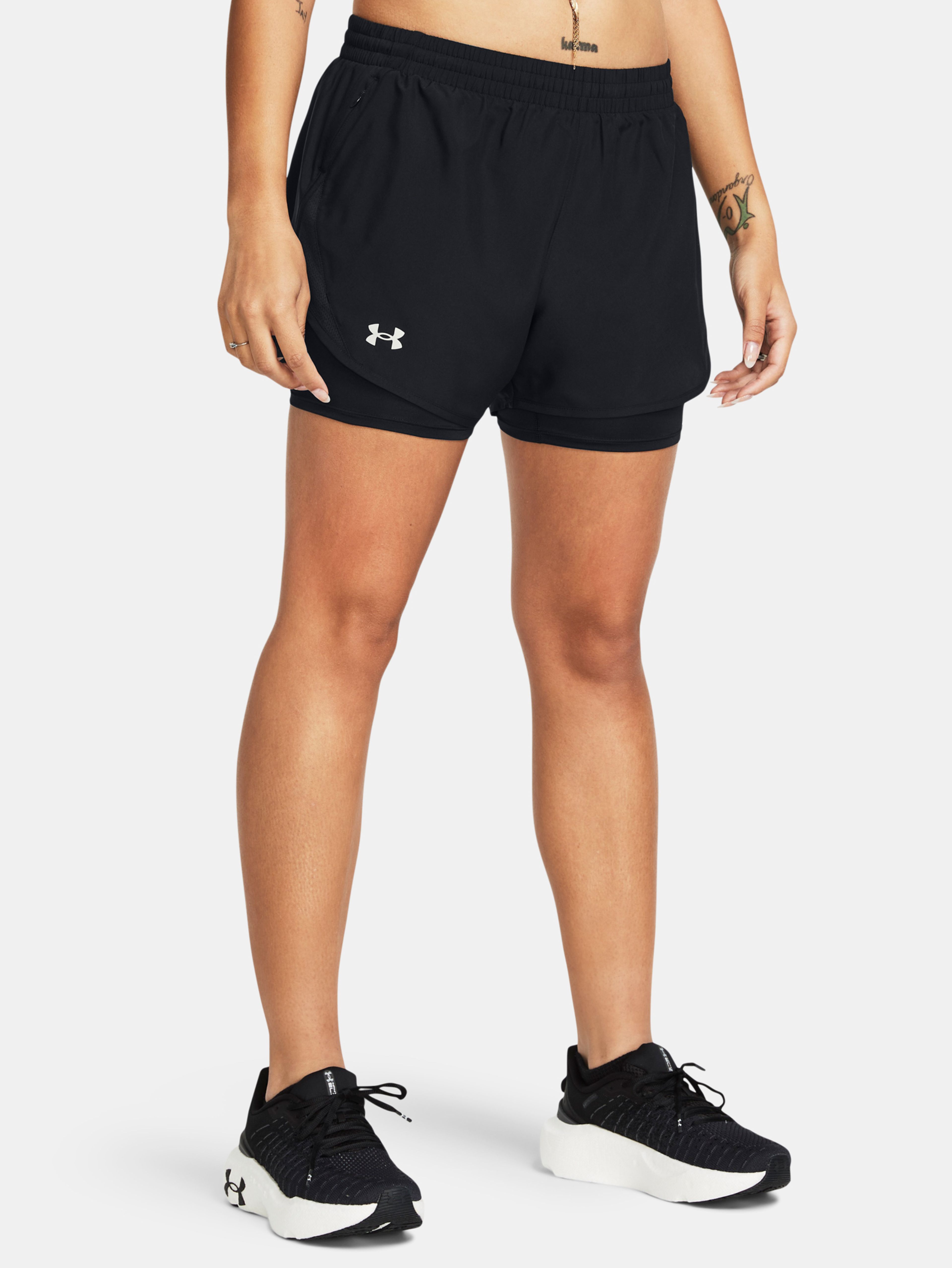 Kraťasy Under Armour UA Fly By 2-in-1 Shorts-BLK