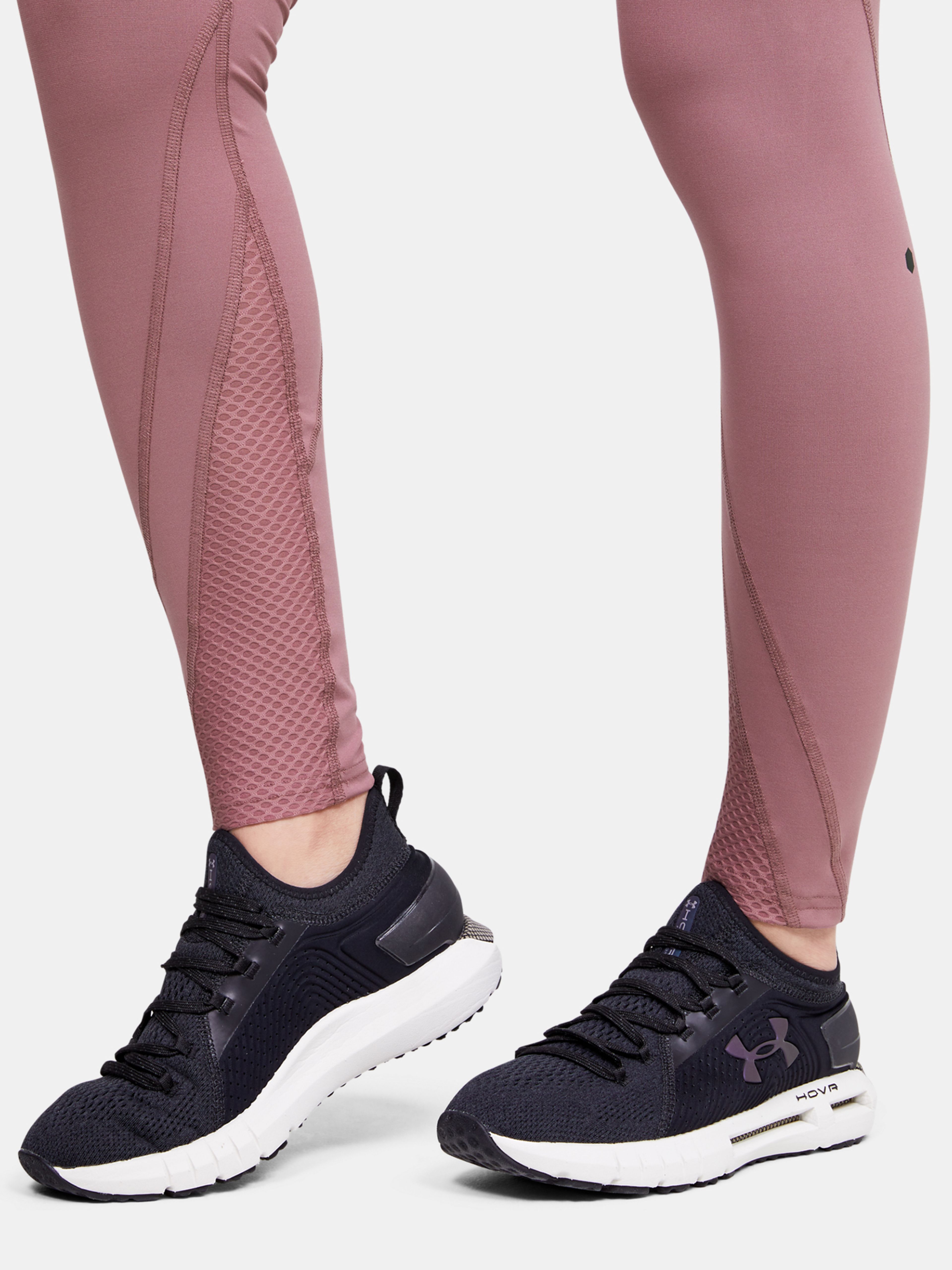 Dámské kompresní legíny UNDER ARMOUR-UA Rush Legging Mesh Pkt-BLU