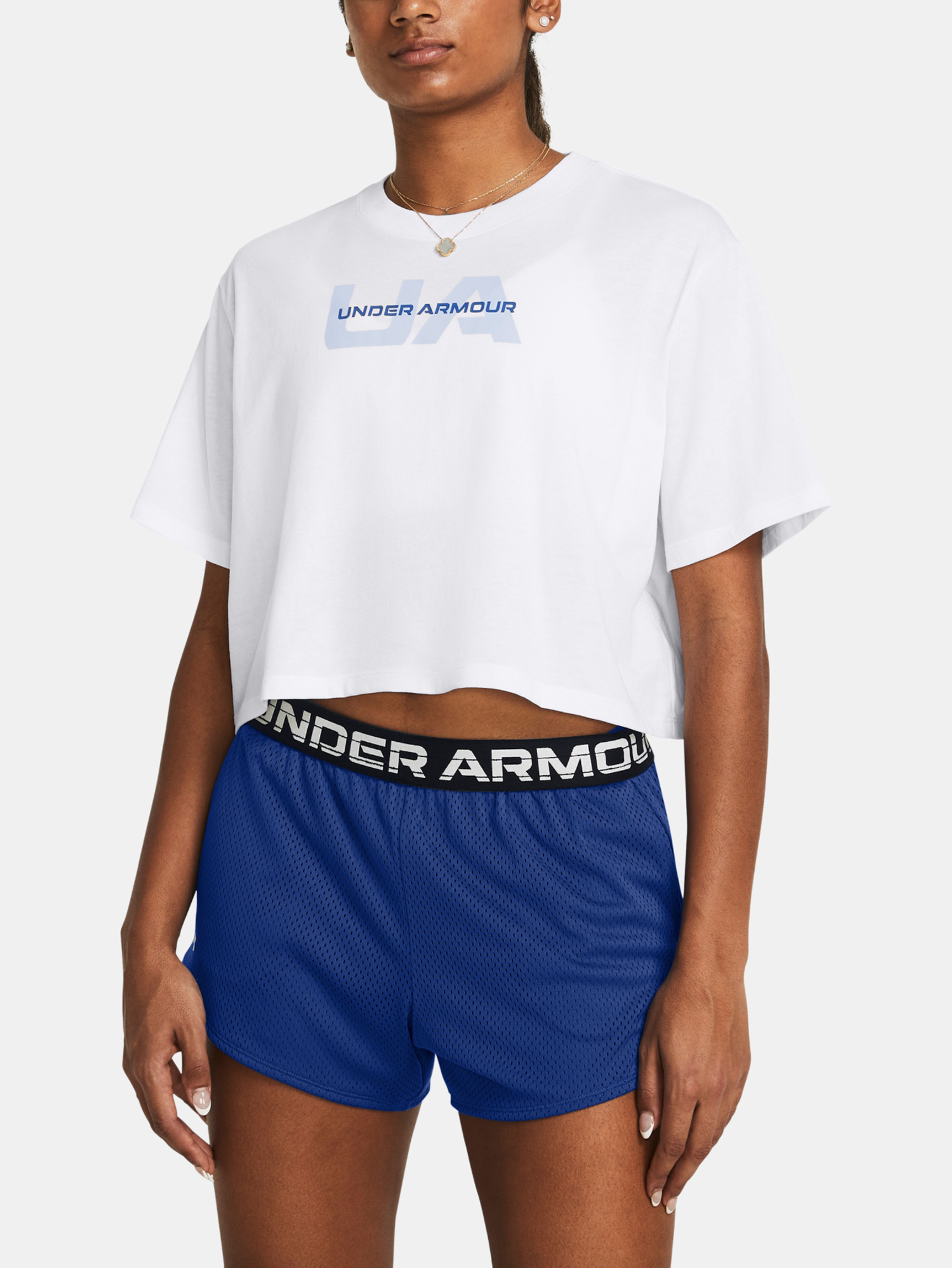 Dámské tričko Under Armour UA W BOXY CROP BRANDED SS