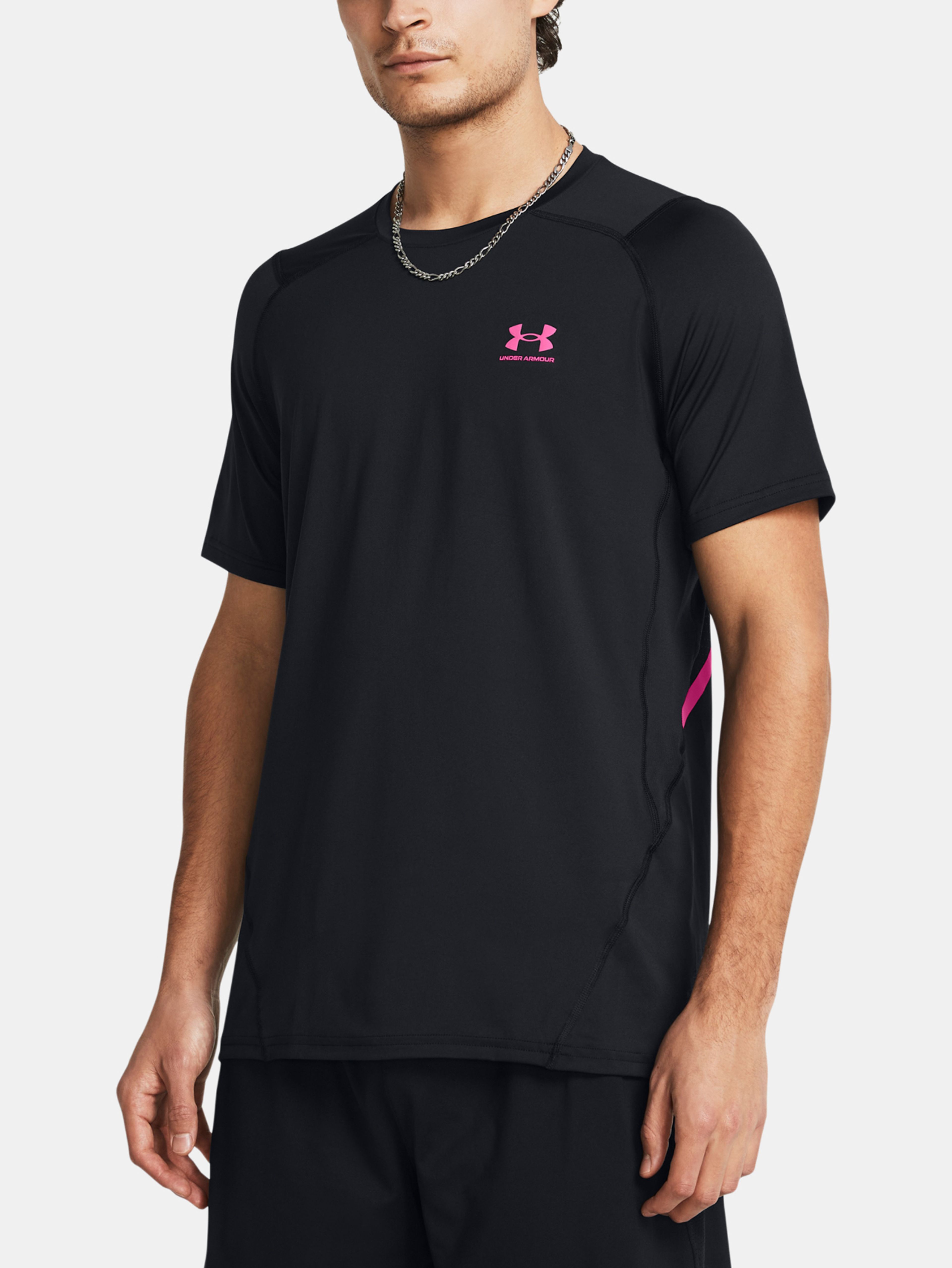 Majica  Under Armour UA HG Armour Ftd Graphic SS-BLK