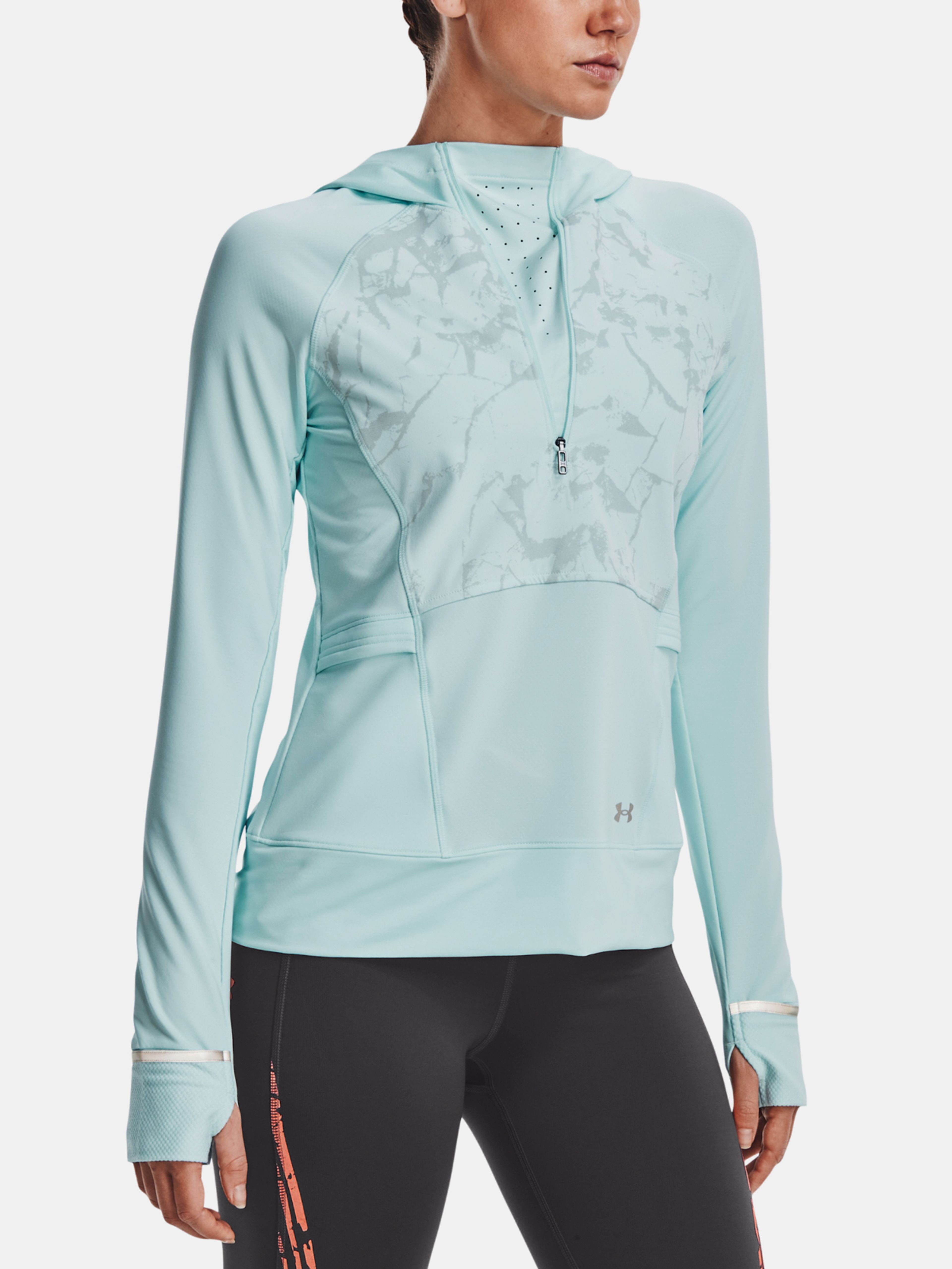 Mikina Under Armour UA OutRun the Cold Hooded HZ-BLU