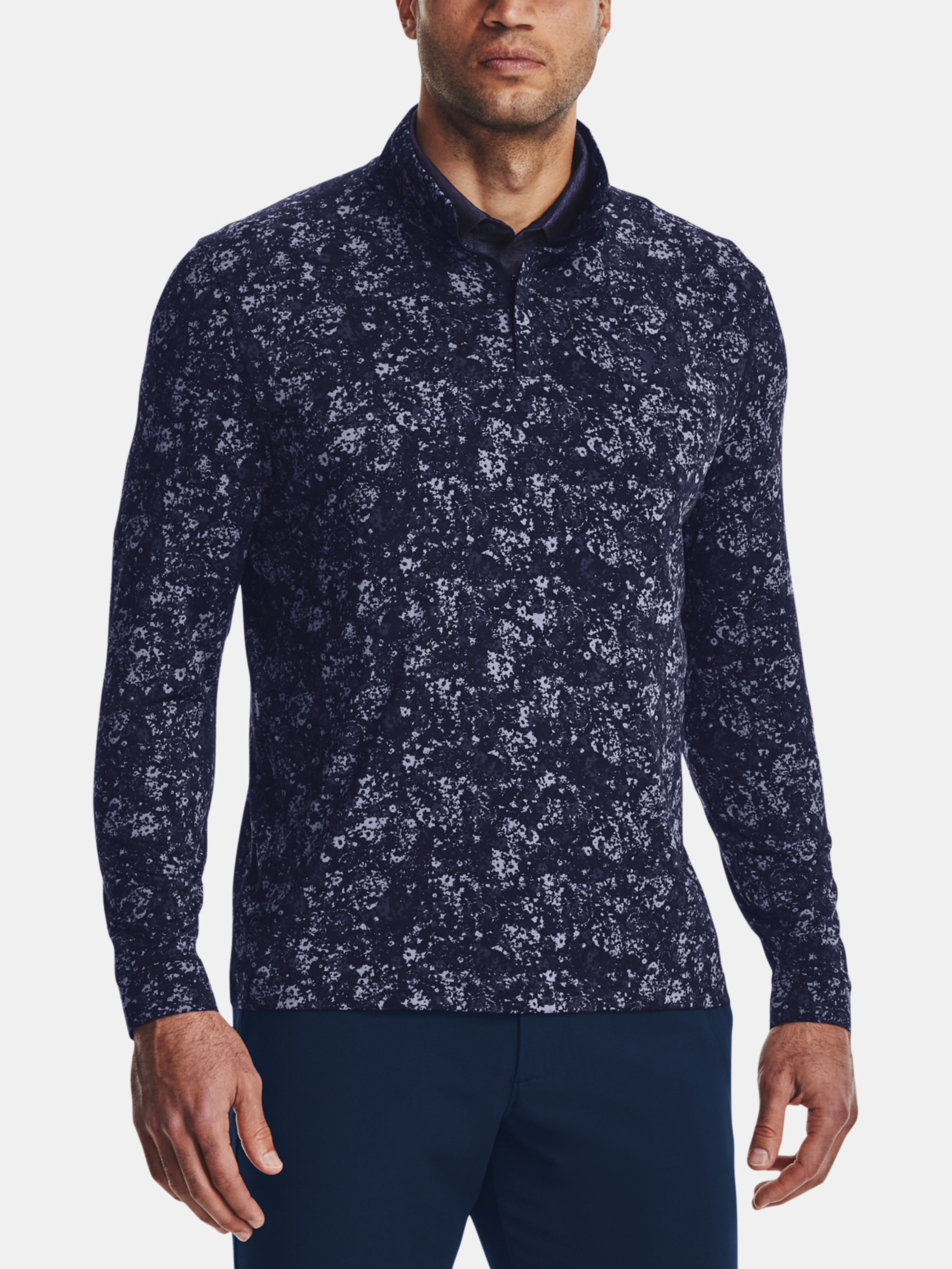Mikina Under Armour UA Playoff Printed 1/4 Zip-NVY
