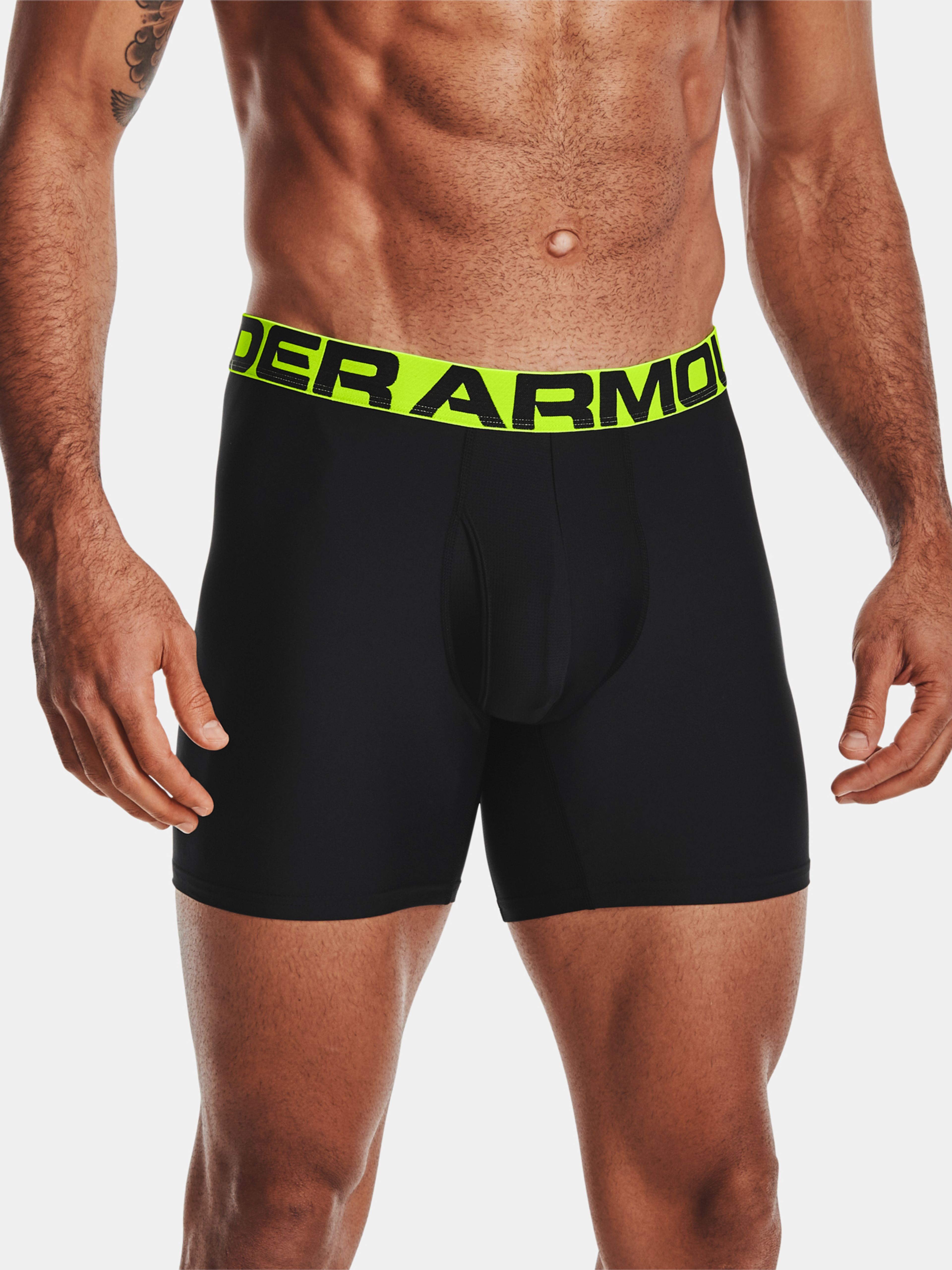 Boxerky Under Armour Tech 6in 2 Pack-BLK