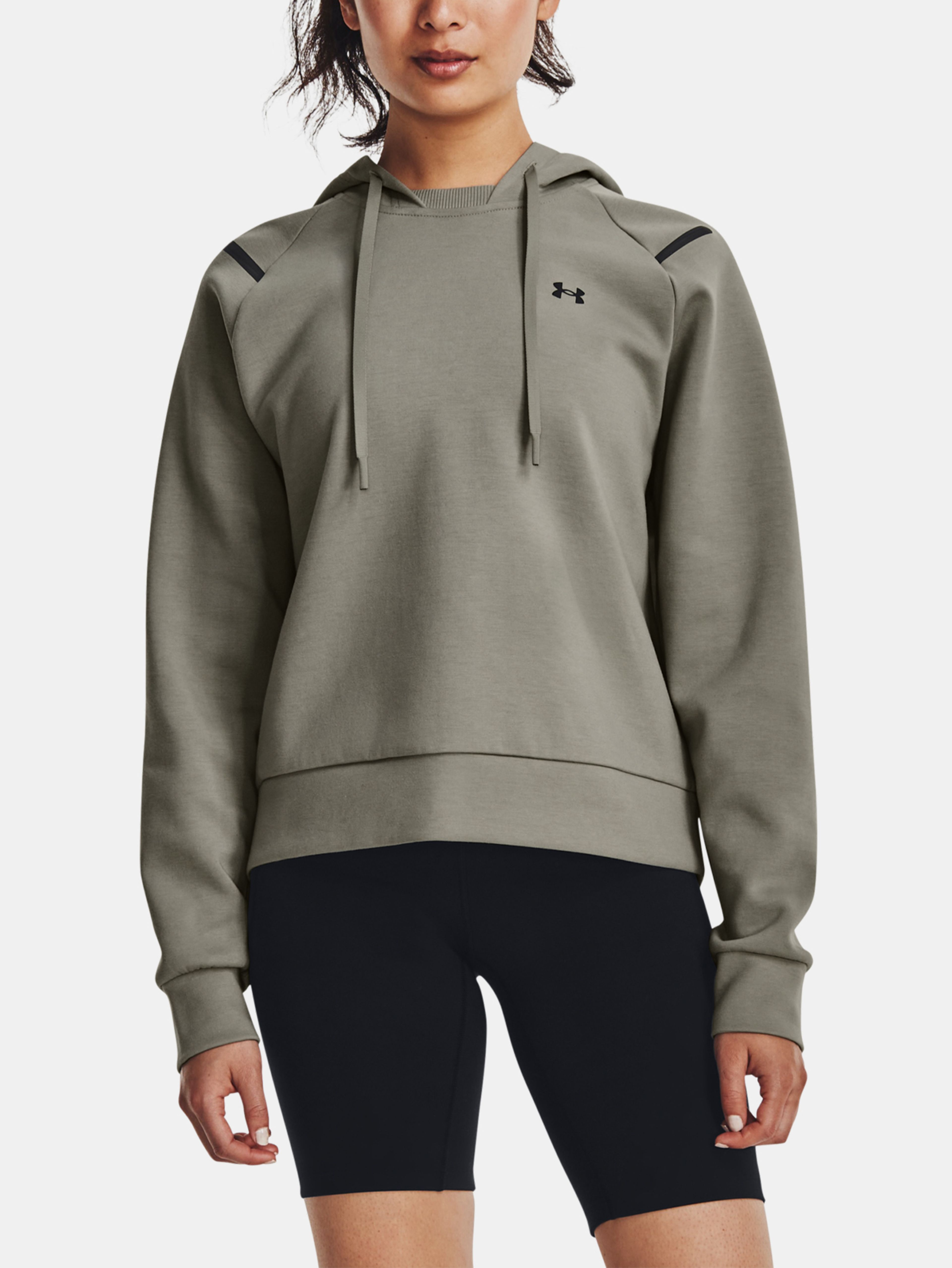 Mikina Under Armour Unstoppable Flc Hoodie-GRN