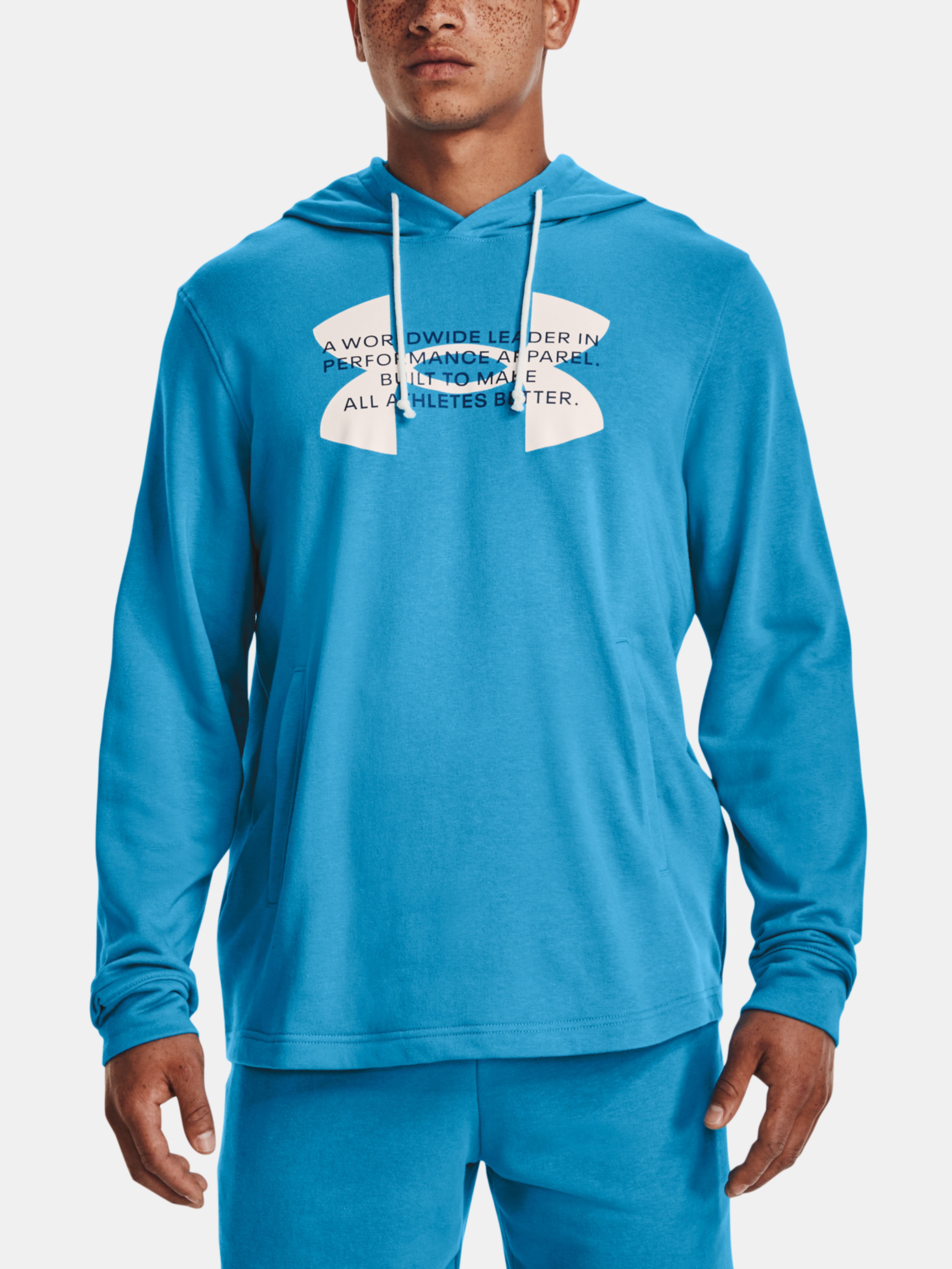 Pulover Under Armour UA Rival Terry Logo Hoodie-BLU