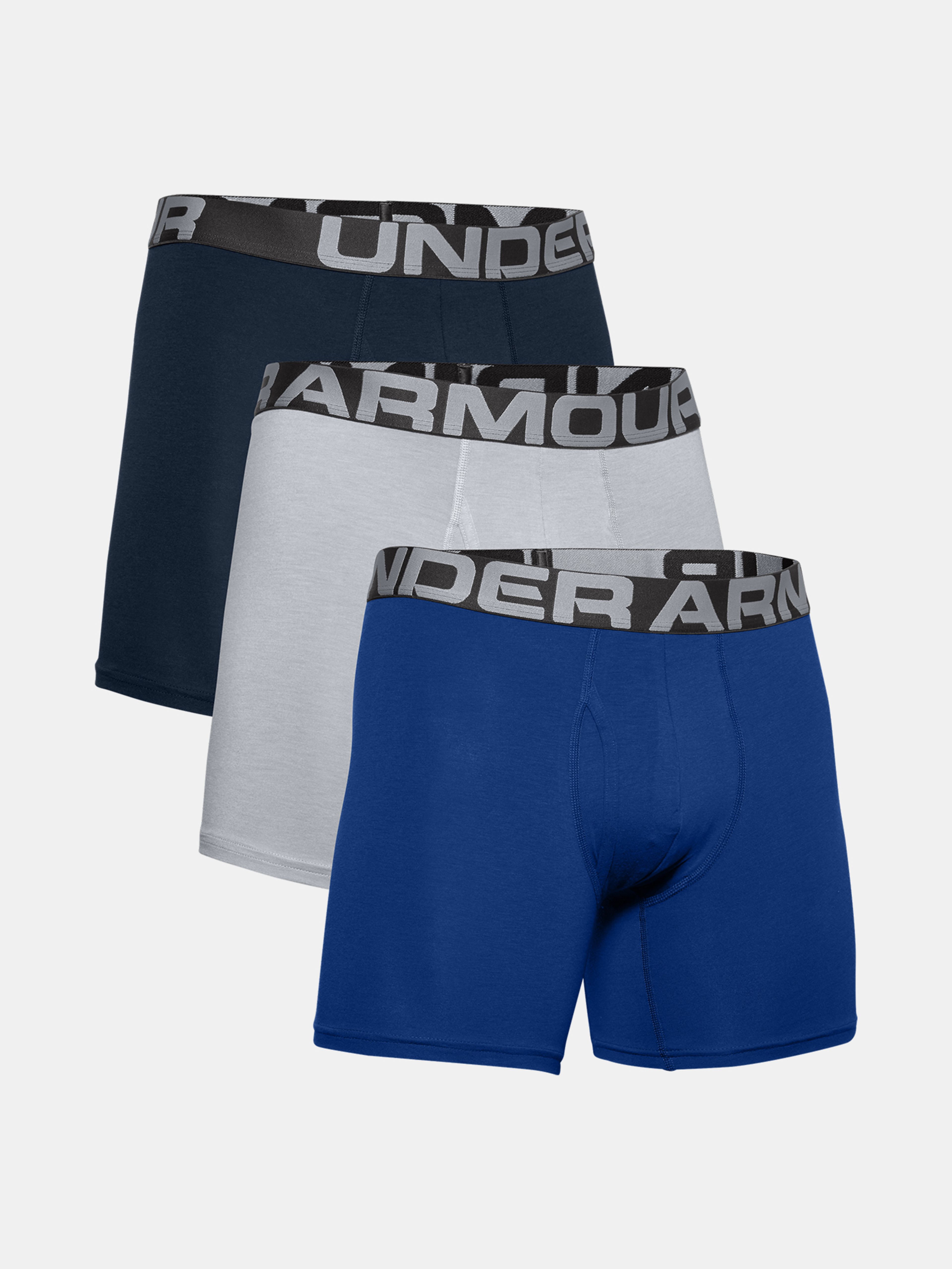 Bokserice Under Armour UA Charged Cotton 6in 3 Pack-BLU