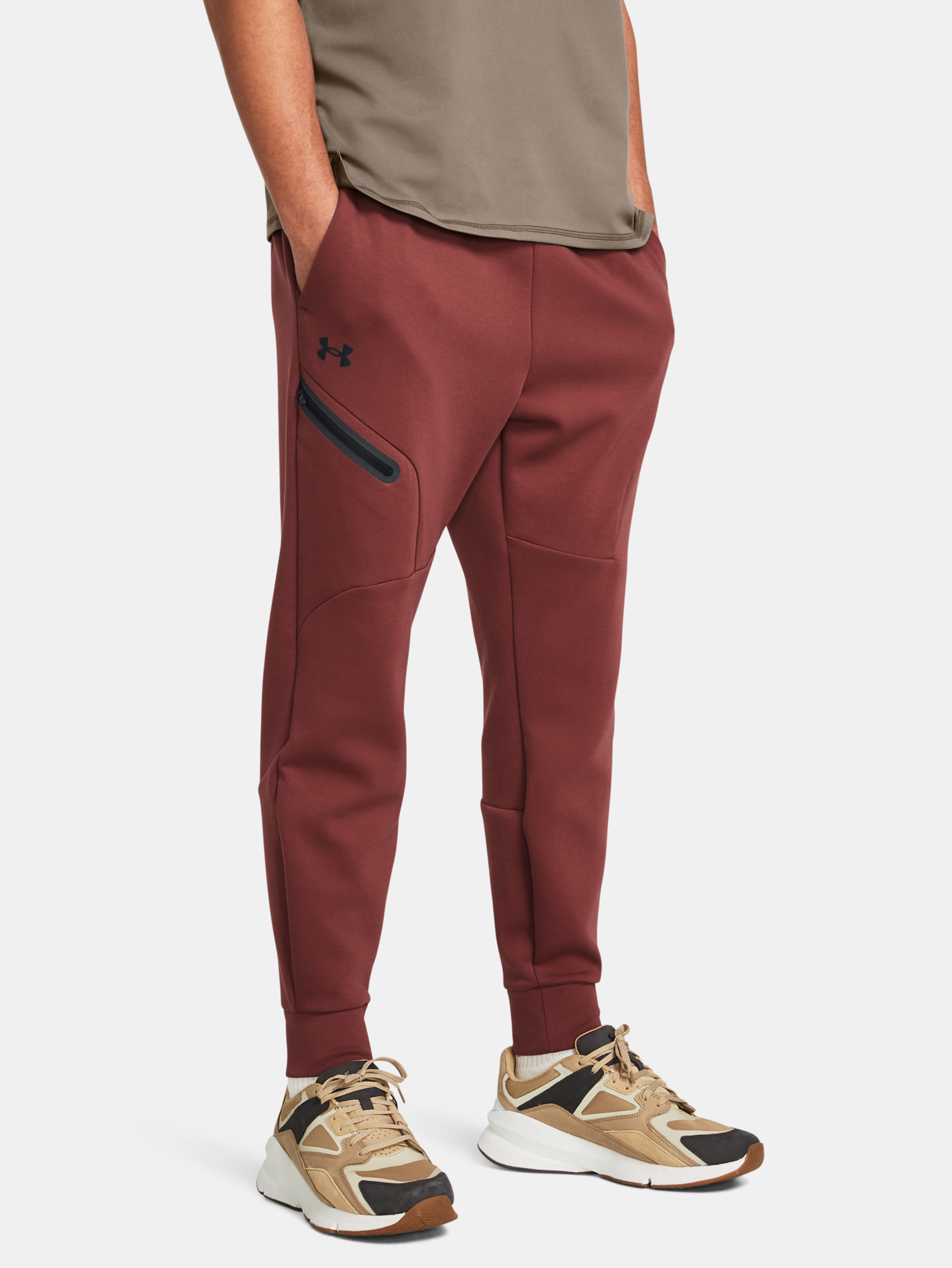 Under Armour UA Unstoppable Flc Joggers-RED melegítők