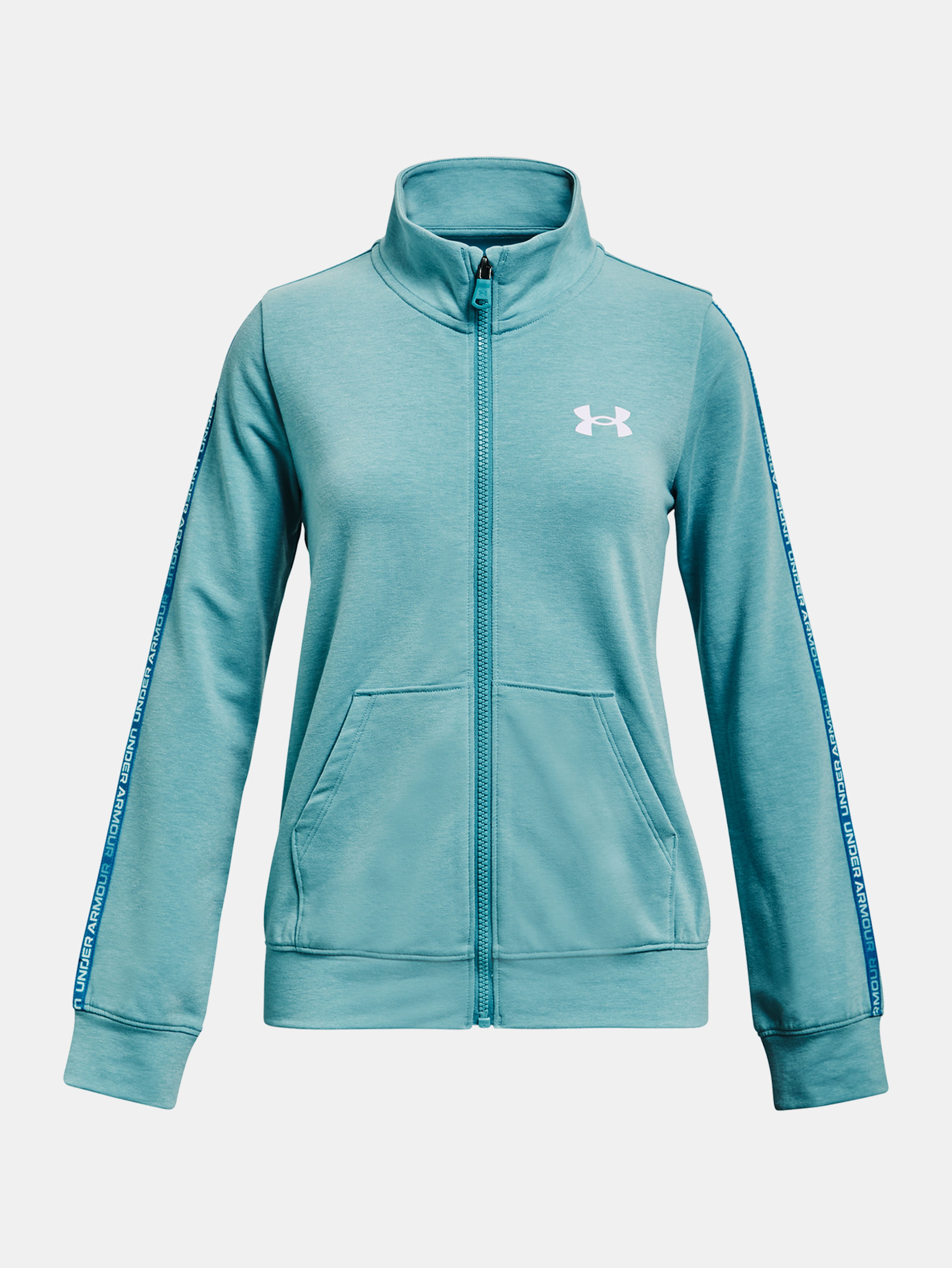Mikina Under Armour Rival Terry Taped FZ-BLU