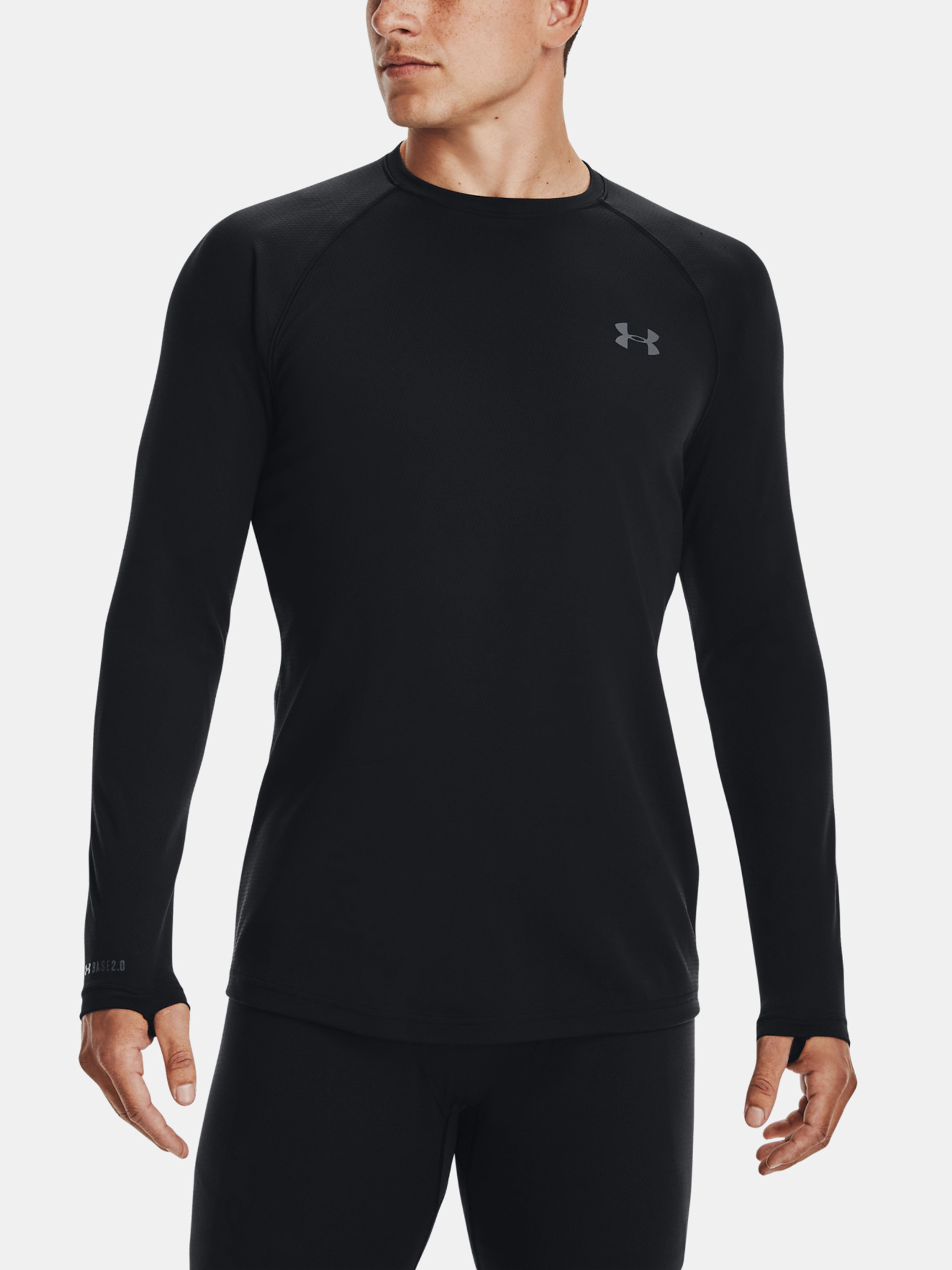 Majica Under Armour Packaged Base 2.0 Crew-BLK
