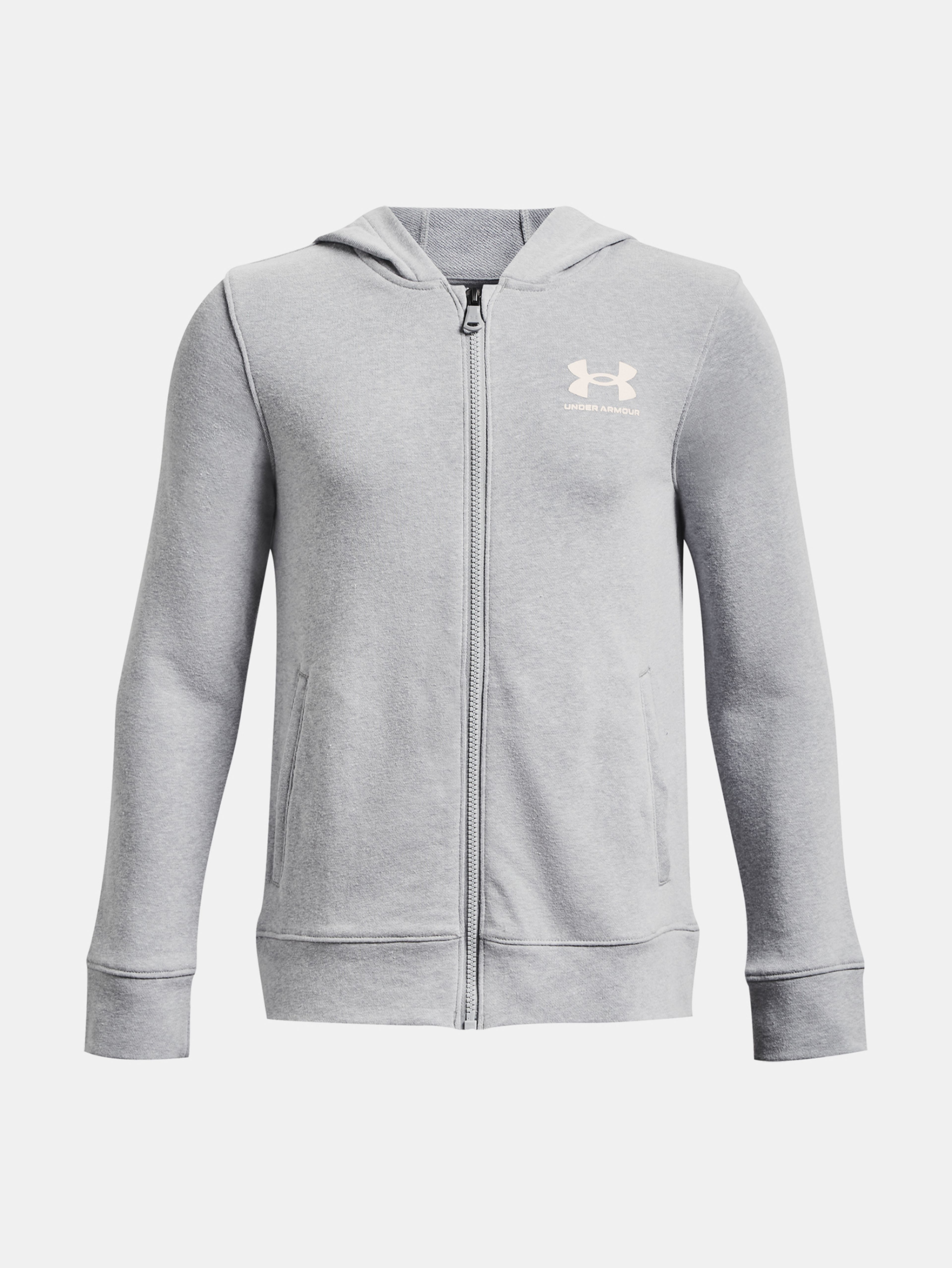 Mikina Under Armour UA Rival Terry FZ Hoodie-GRY