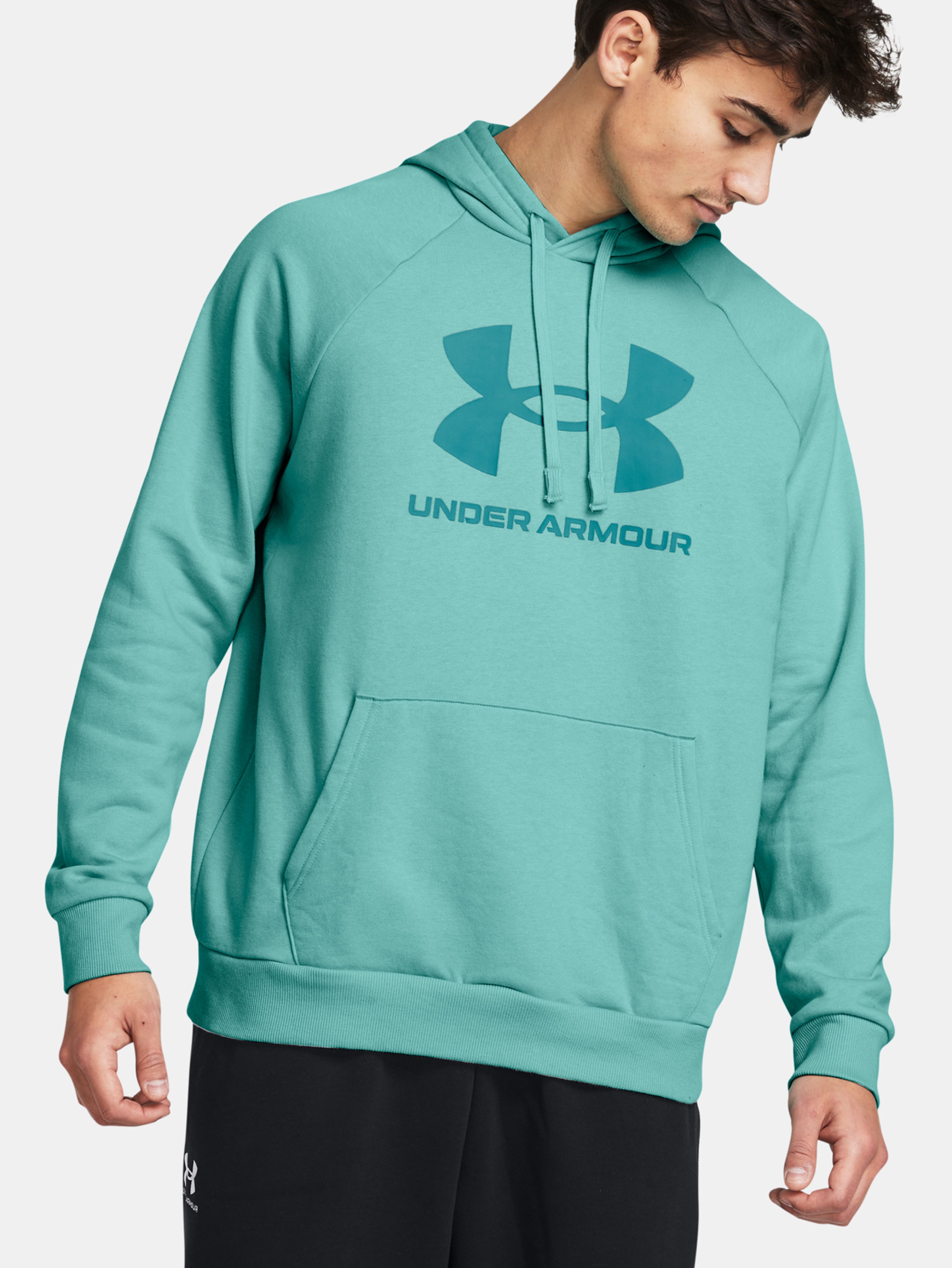 Mikina Under Armour UA Rival Fleece Logo HD-GRN