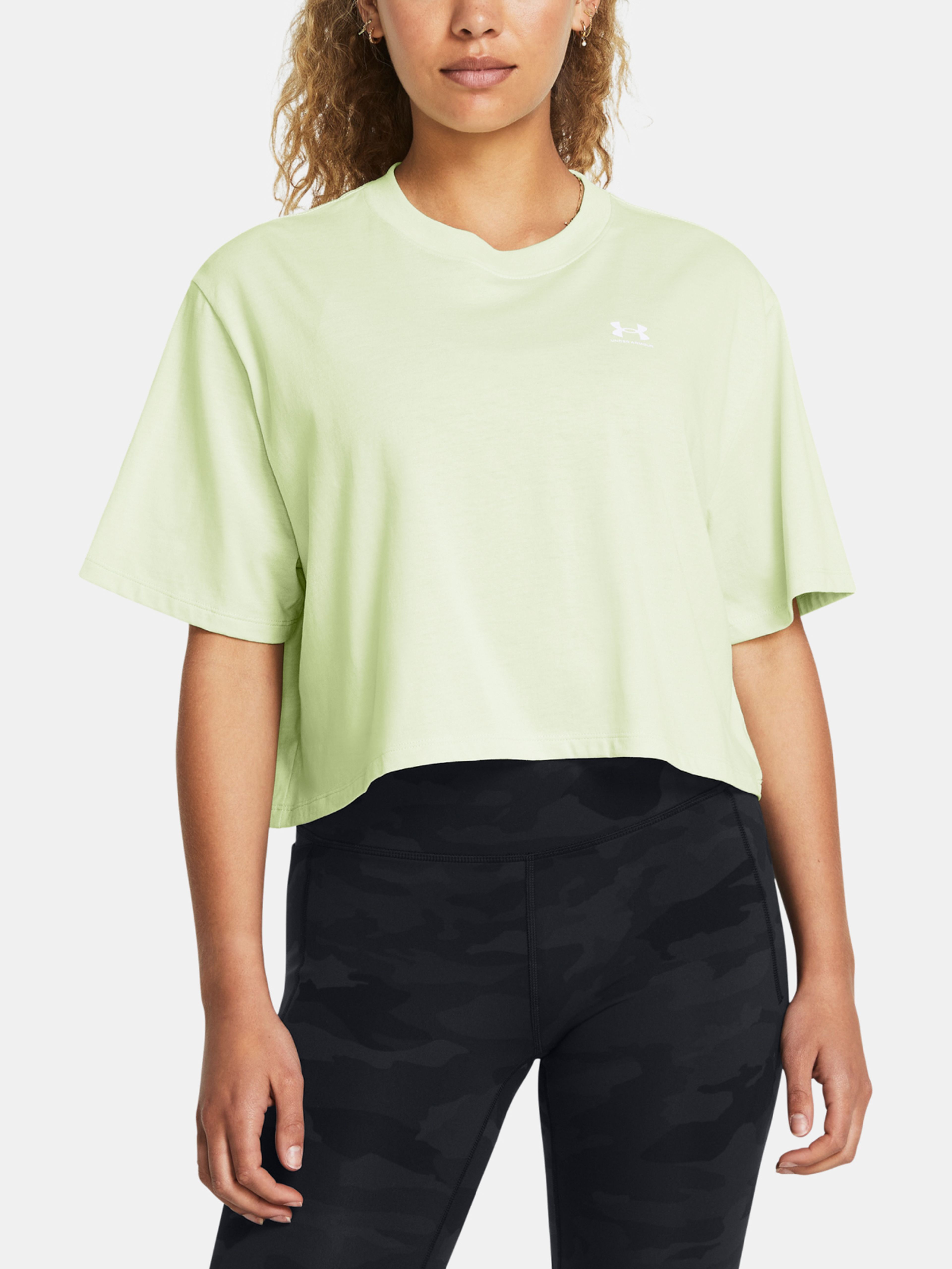 Dámske tričko Under Armour UA W BOXY CROP LOGO SS