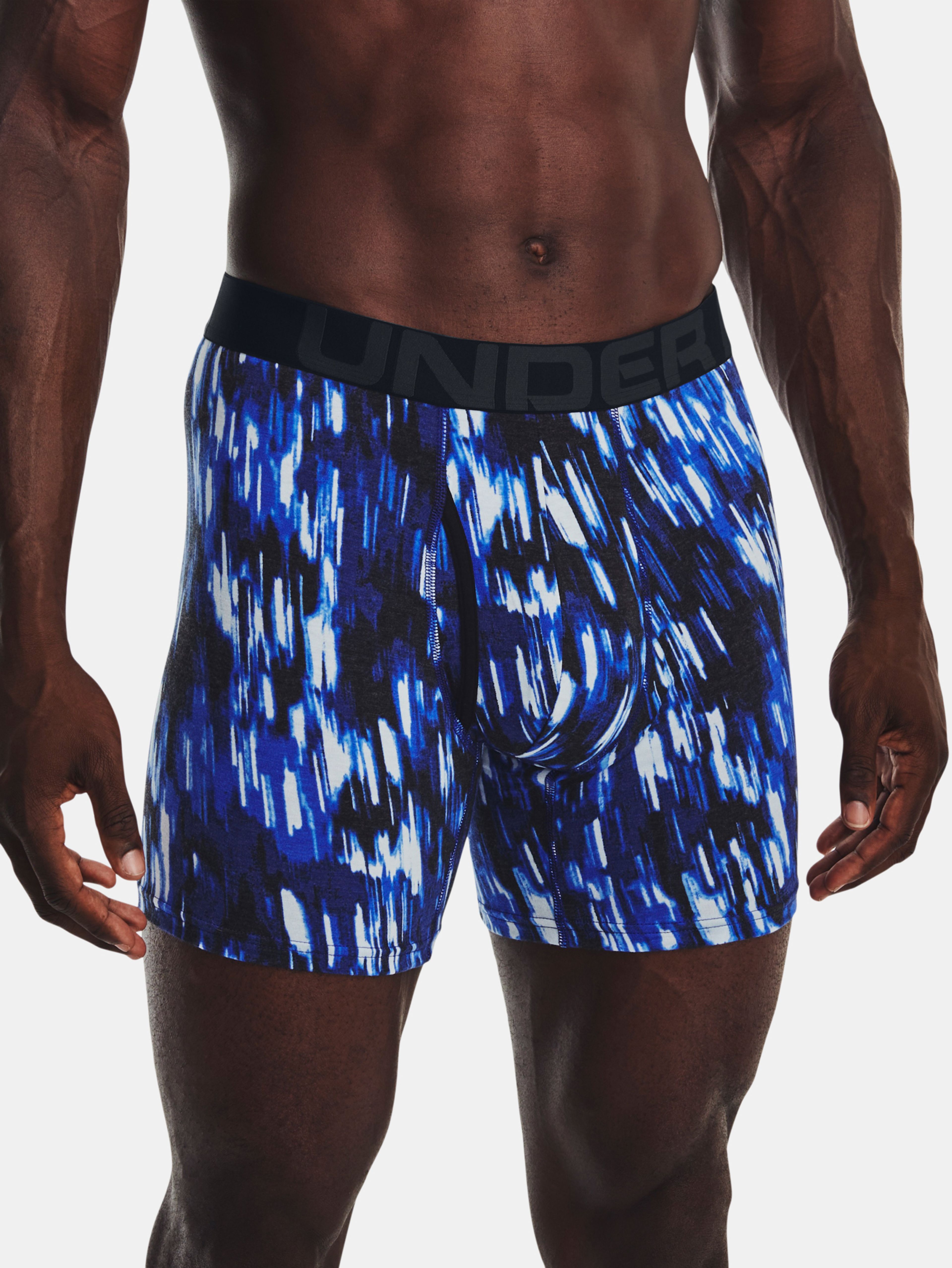 Boxerky Under Armour UA CC 6in Novelty 3 Pack-BLU