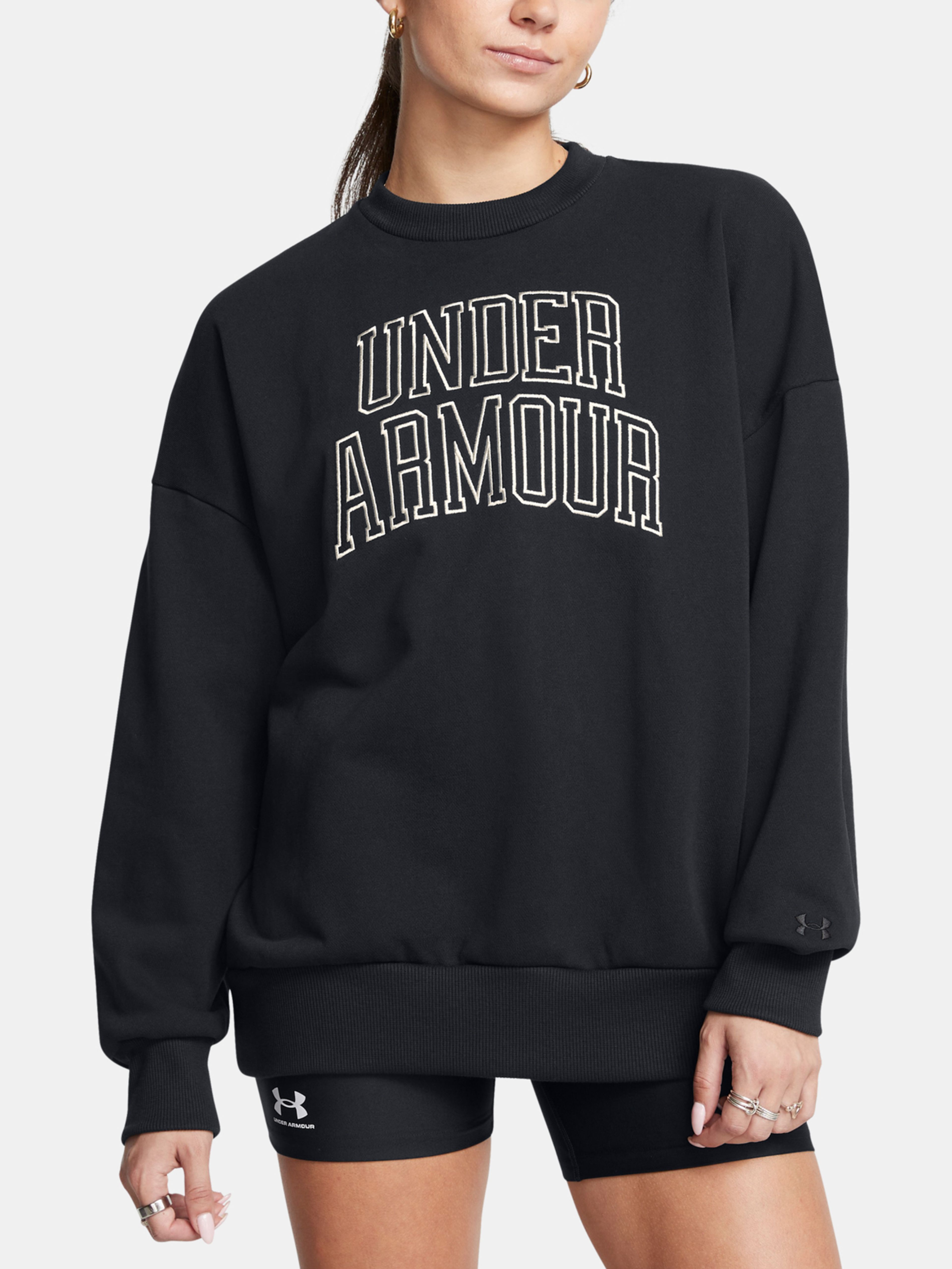 Női felső Under Armour UA Icon HWT Terry OS Crew