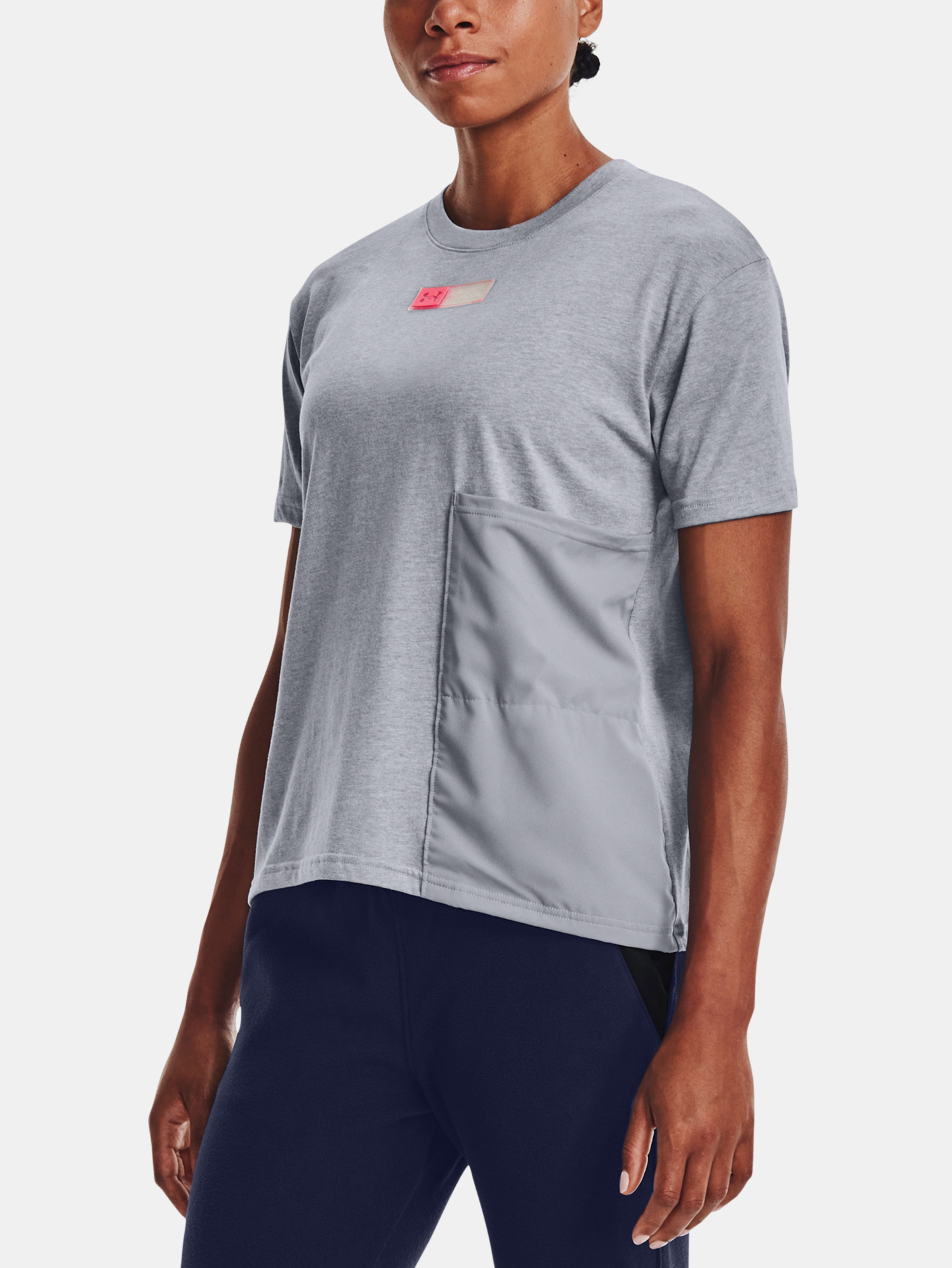 Női póló Under Armour Live Woven Pocket Tee