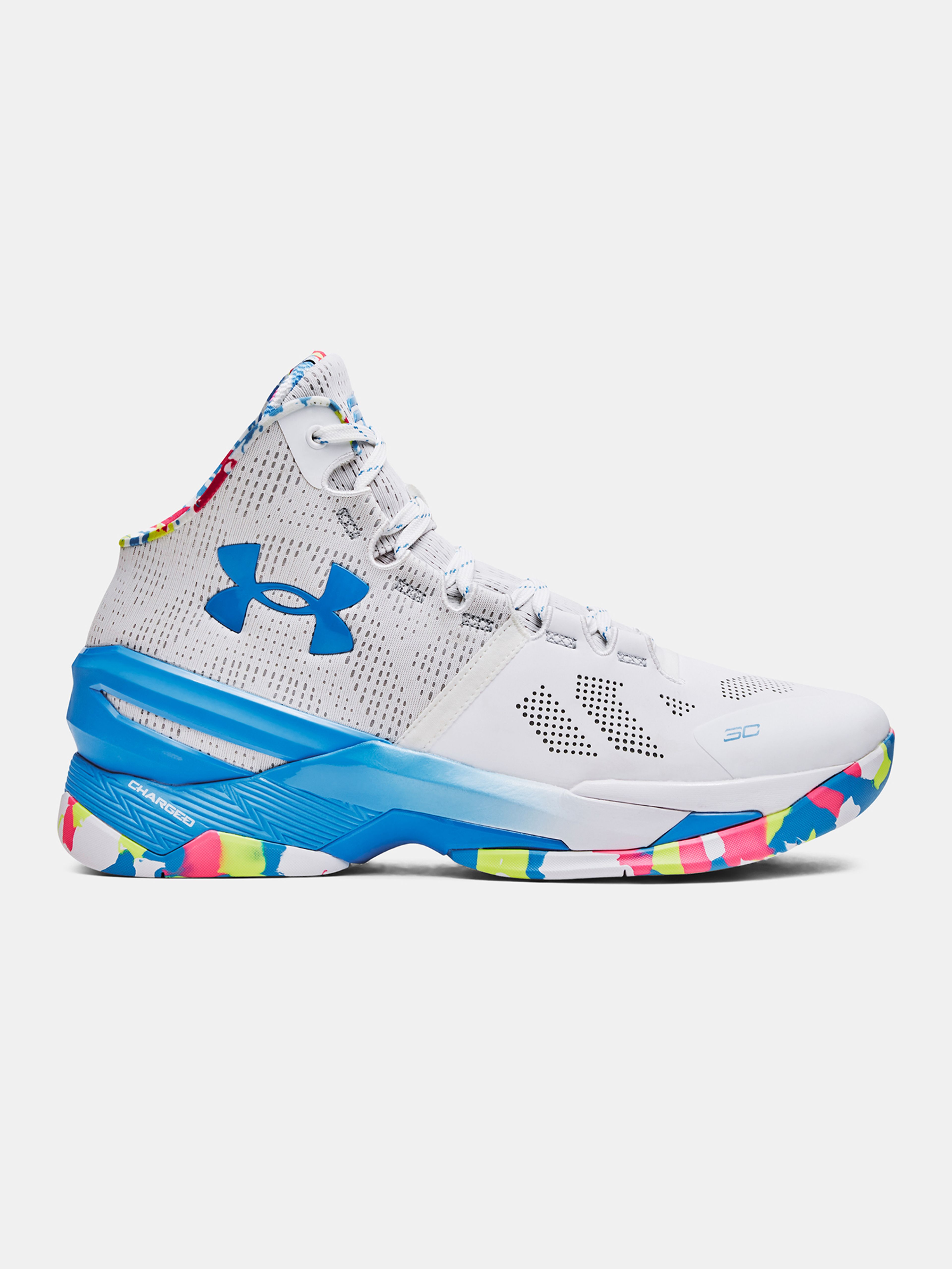 Topánky Under Armour CURRY 2 SPLASH PARTY-WHT