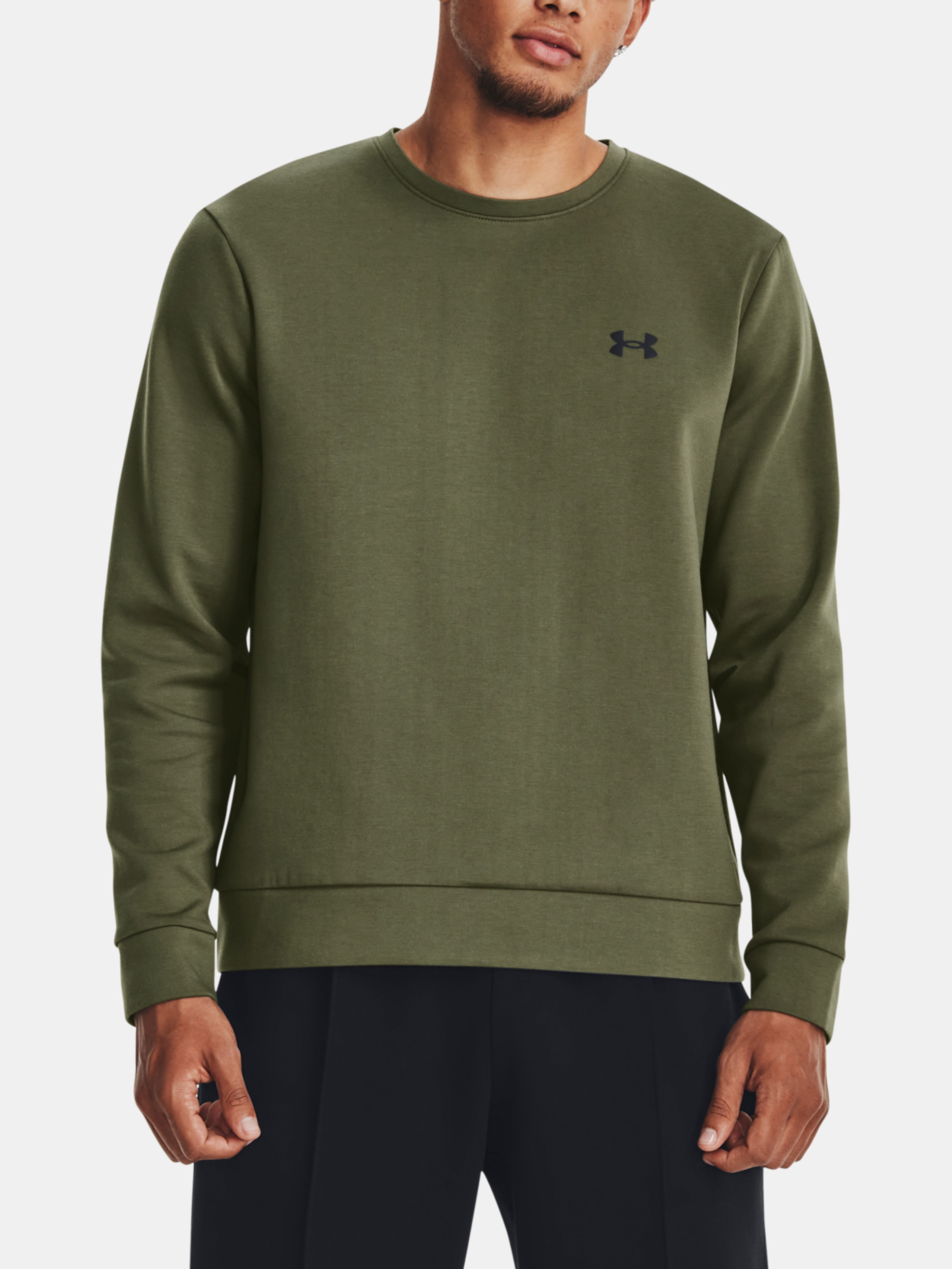 Pulover Under Armour UA Unstoppable Flc Crew-GRN