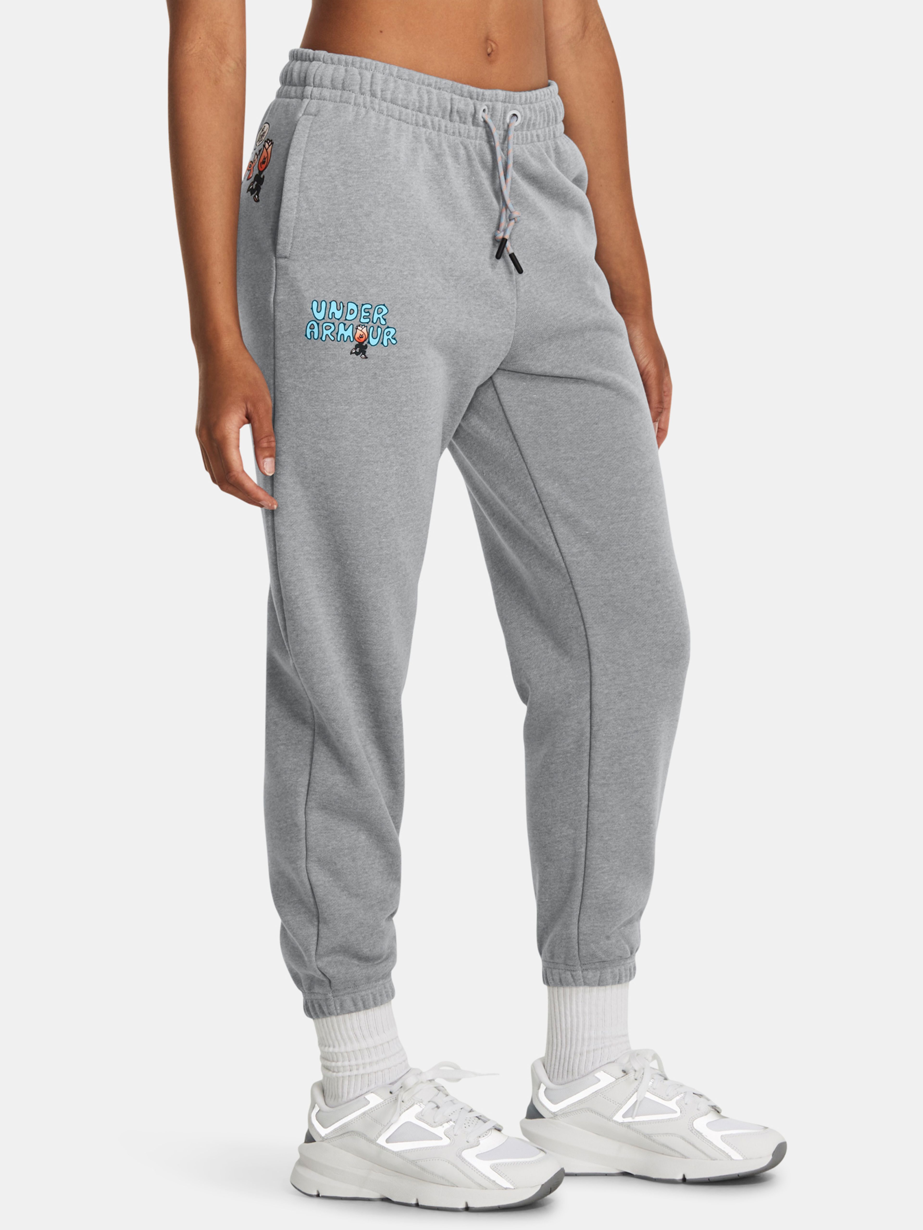 Teplaky Under Armour HWT Terry Jogger-GRY