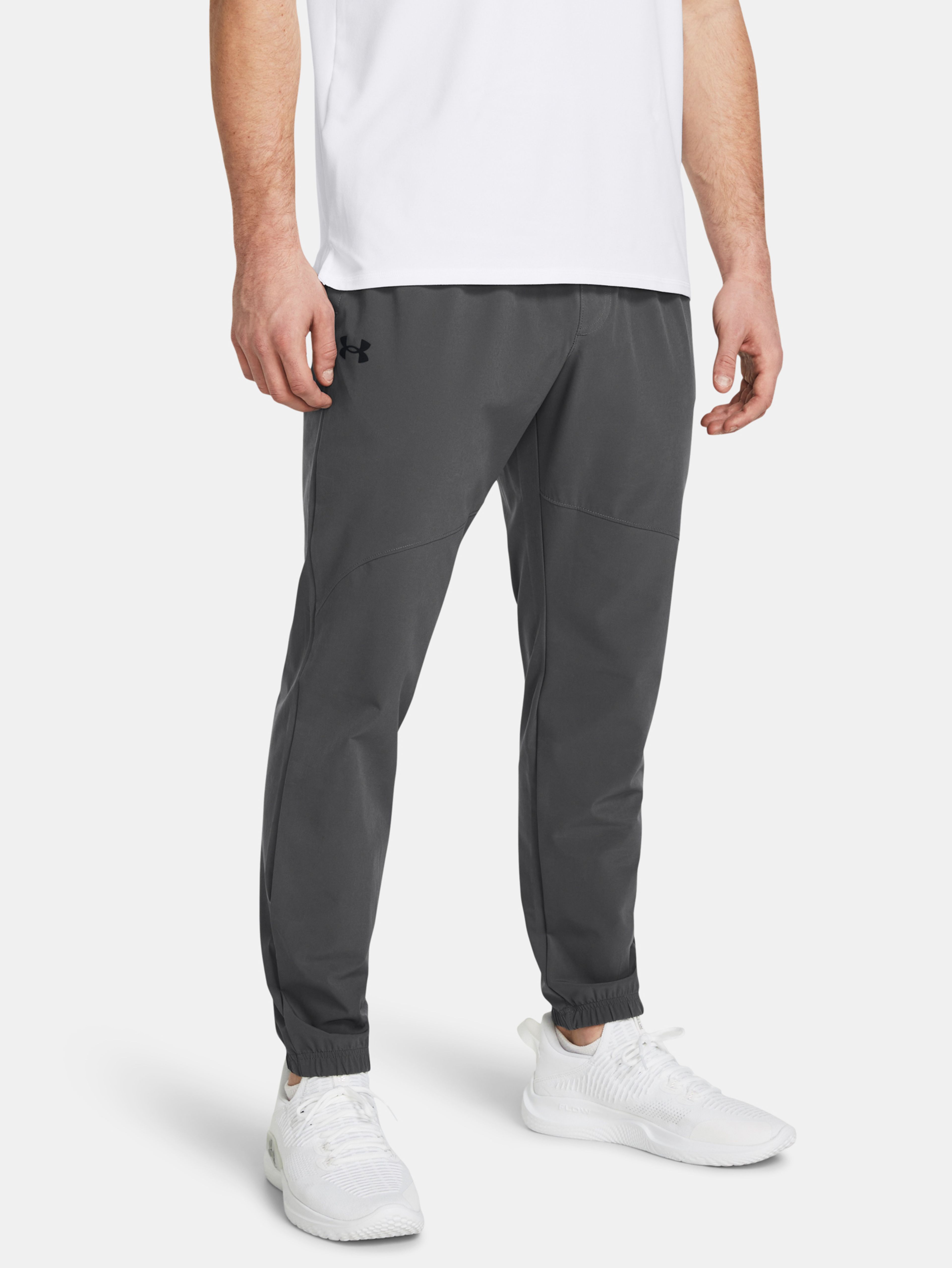 Teplaky Under Armour UA Stretch Woven Joggers-GRY
