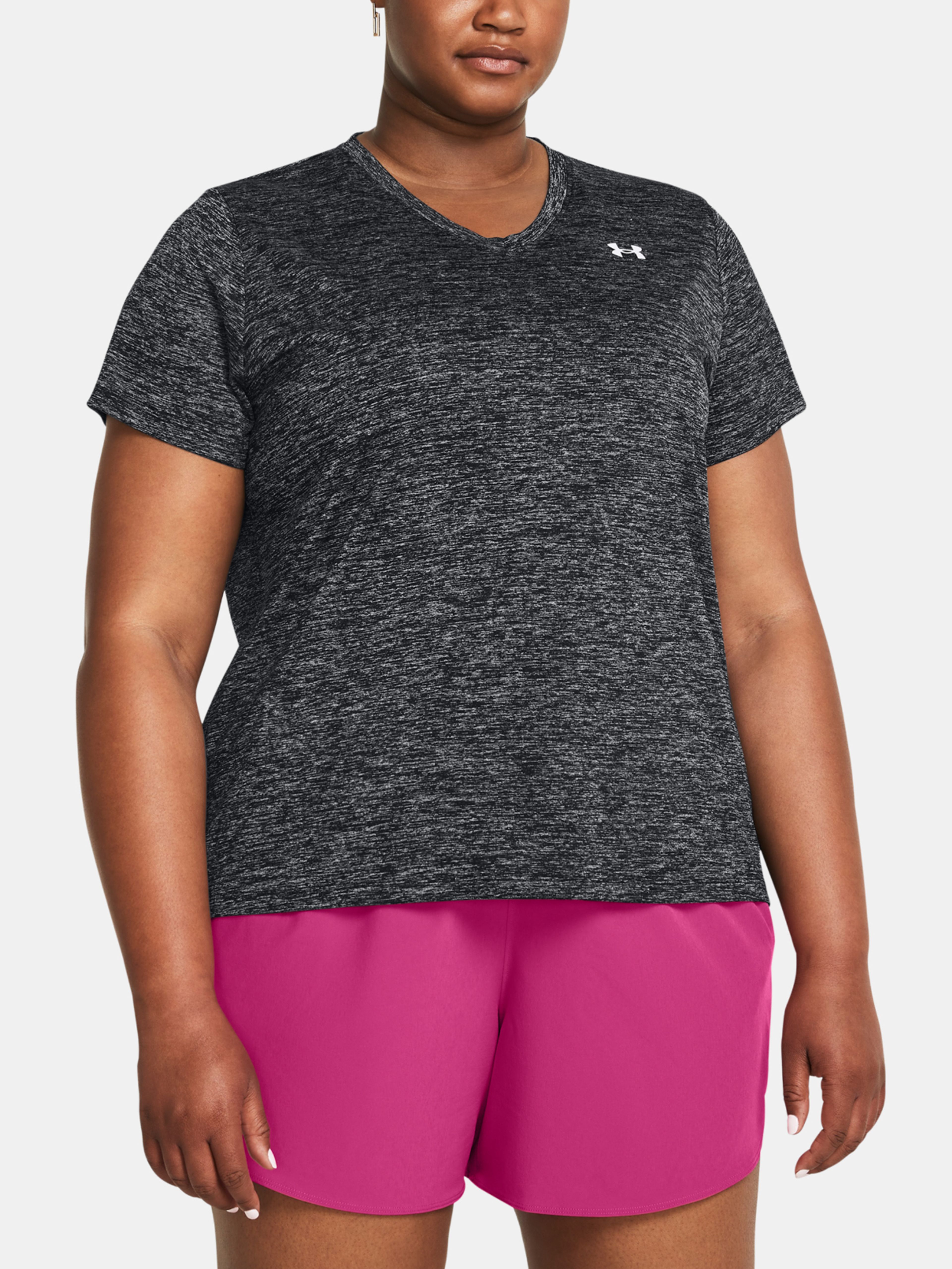 Under Armour Tech SSV- Twist&-BLK póló