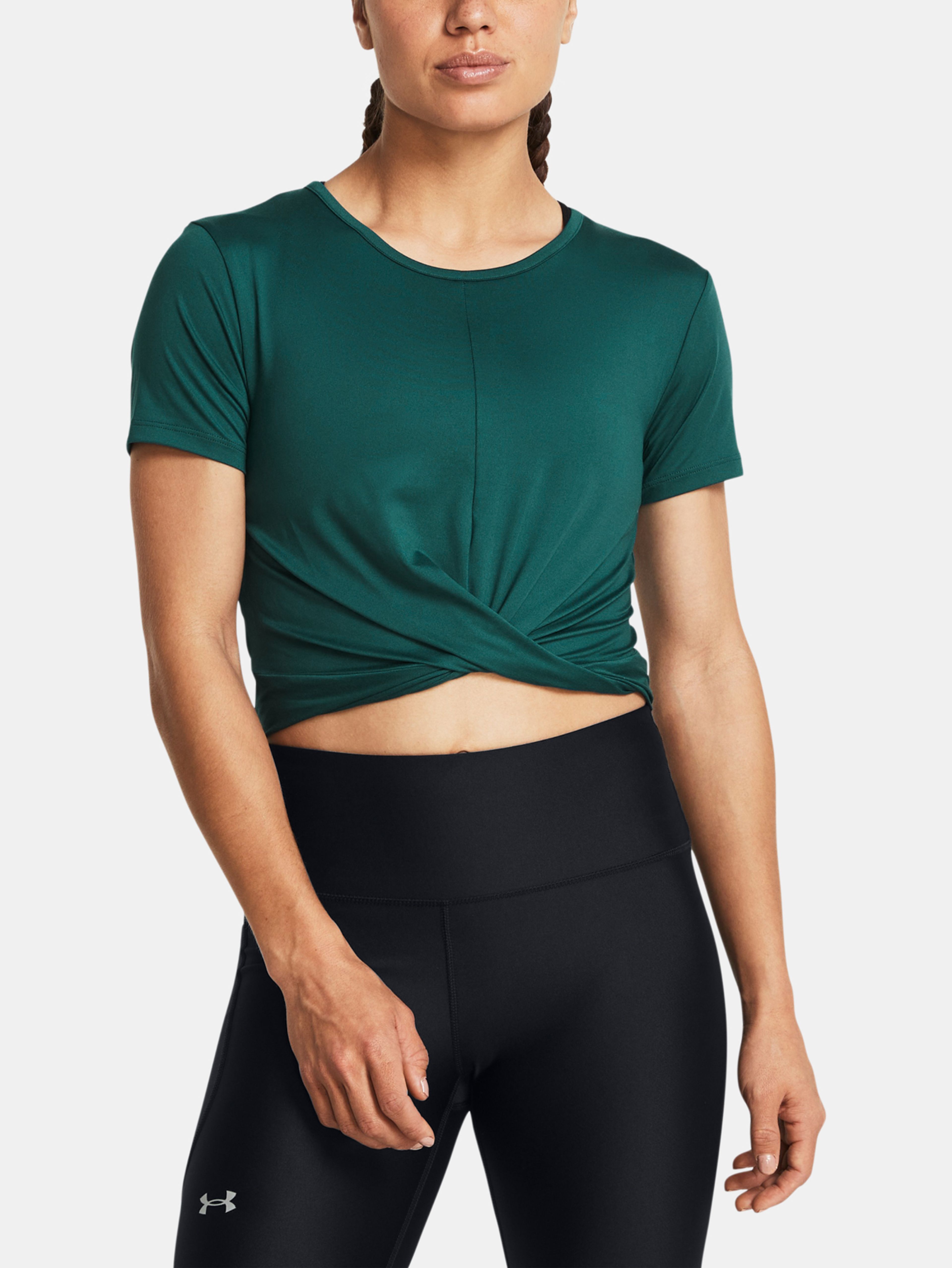 Tričko Under Armour Motion Crossover Crop SS-BLU