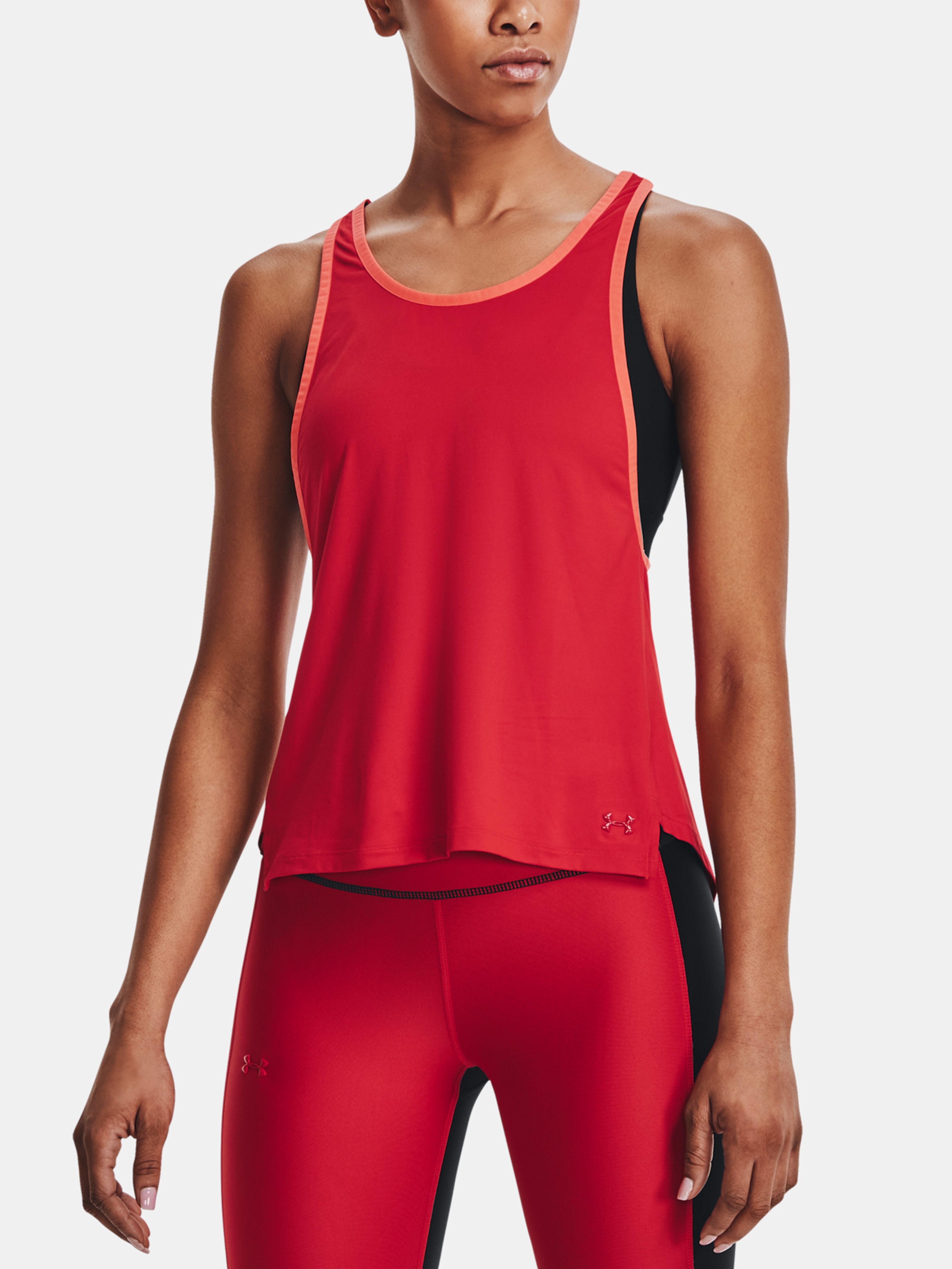 Tielko Under Armour 2 in 1 Knockout Tank-RED