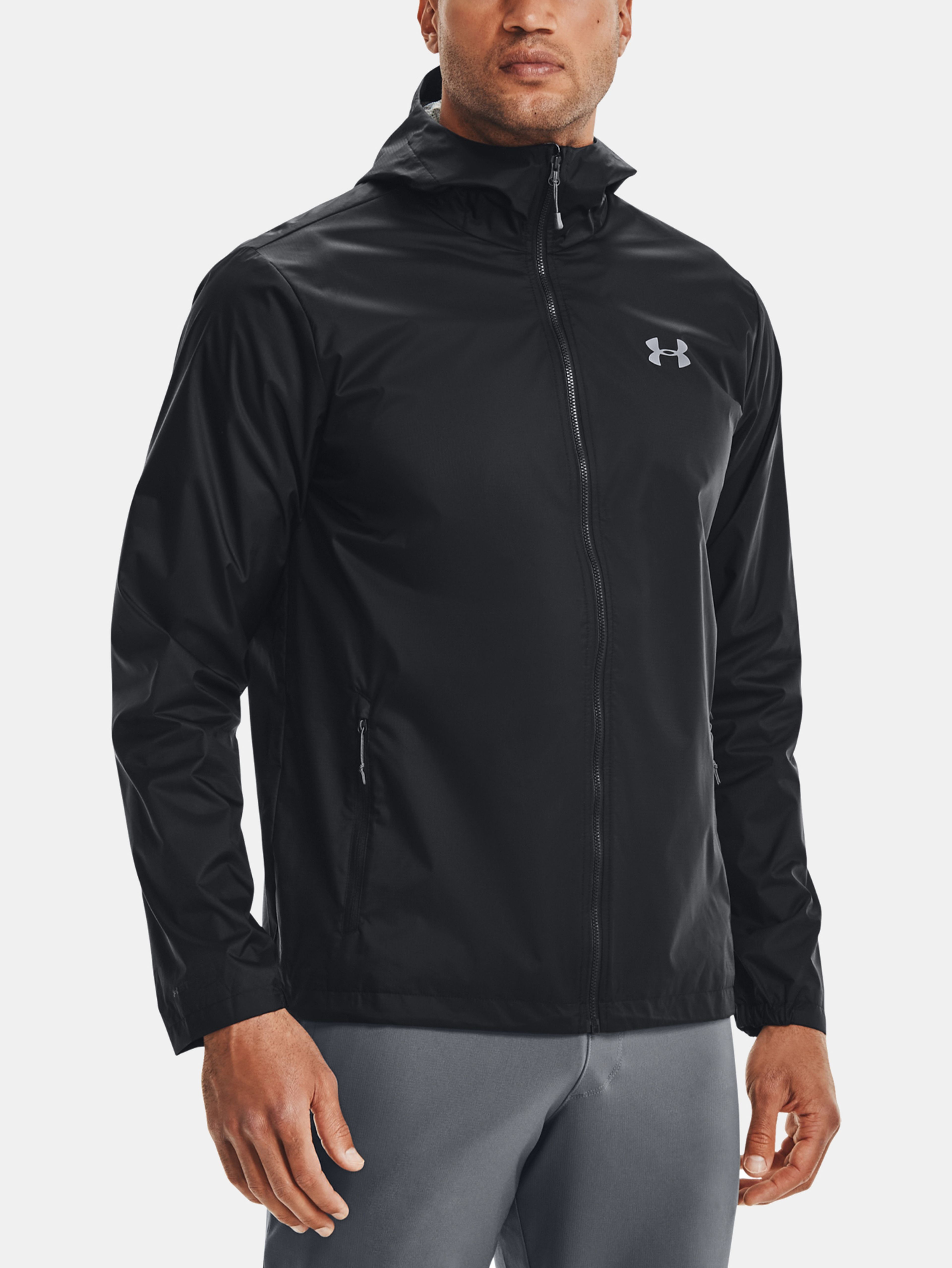 Jakna Under Armour UA Forefront Rain Jacket-BLK