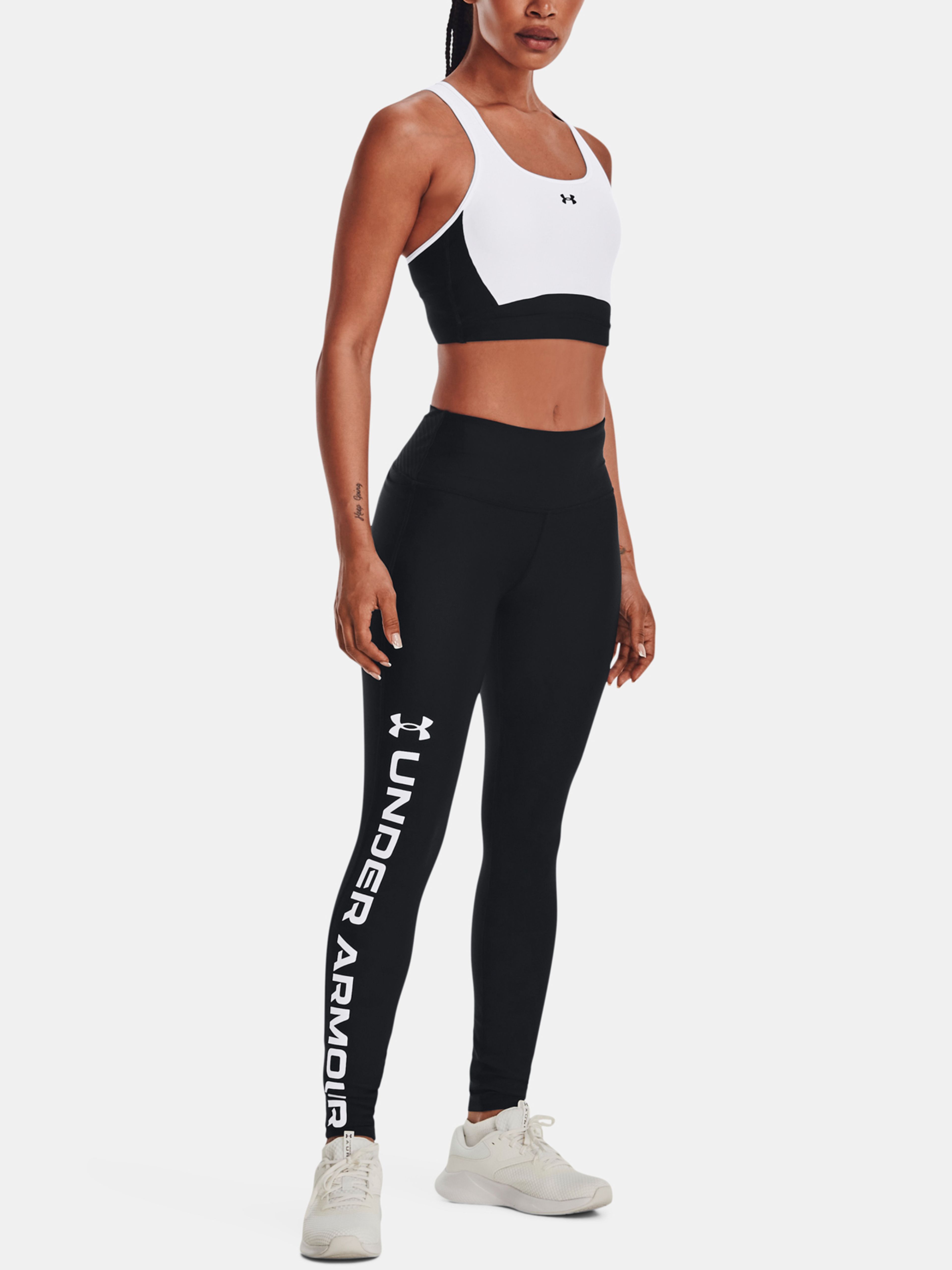  Armour Branded WB Legging, Black - women's compression  leggings - UNDER ARMOUR - 39.52 € - outdoorové oblečení a vybavení shop