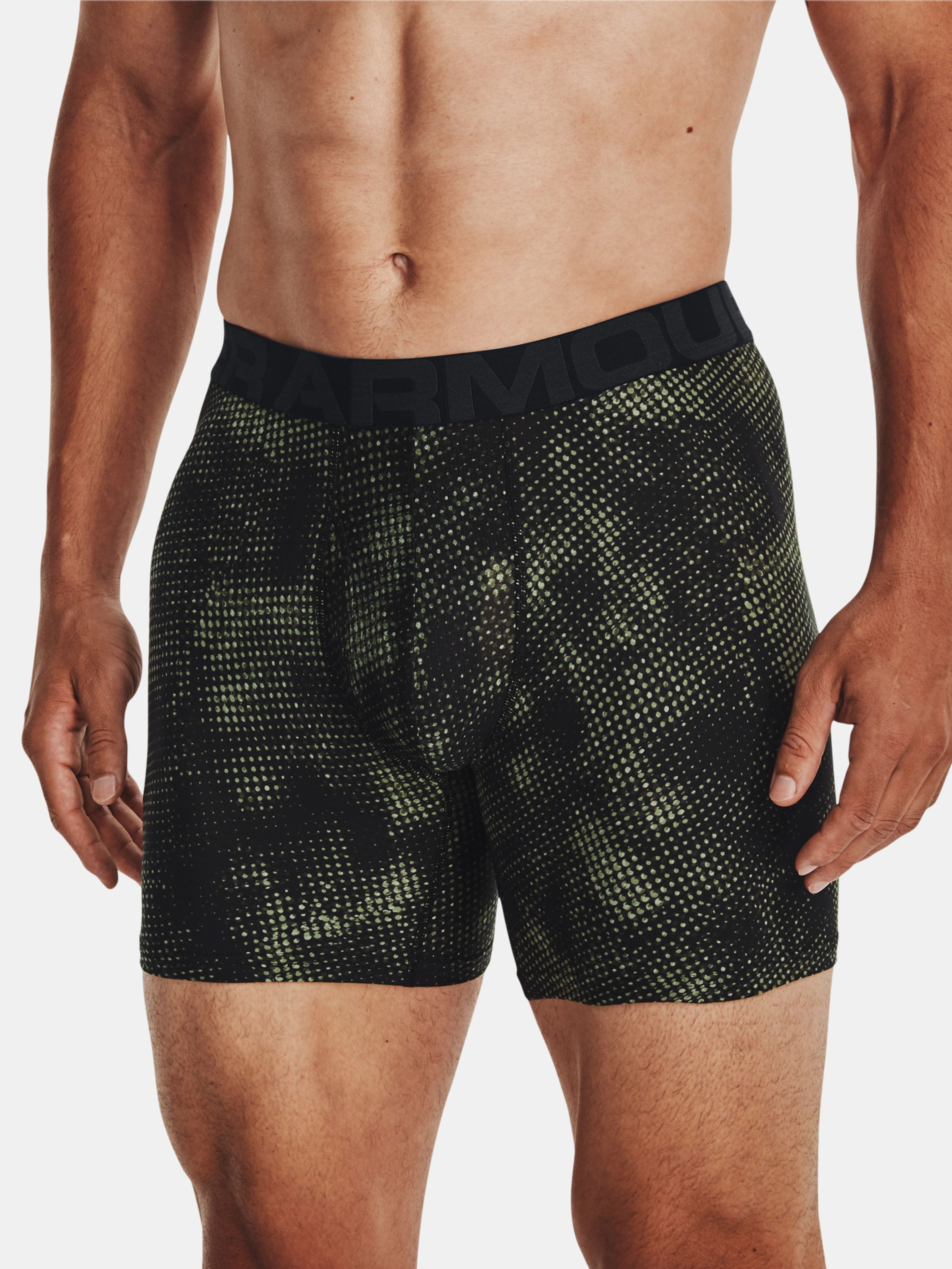 Boxerky Under Armour UA Tech 6in Novelty 2 Pack-GRN