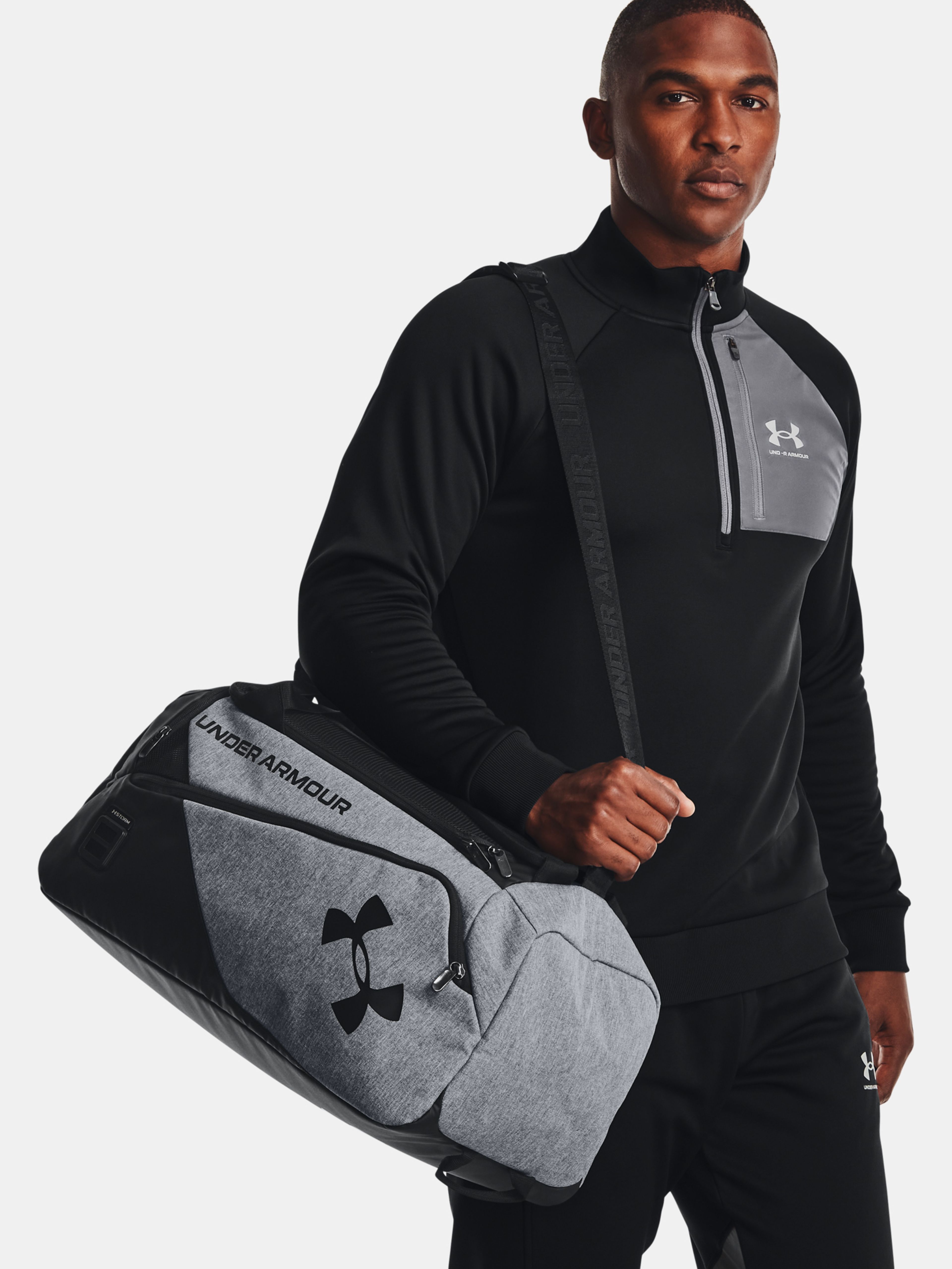 Taška Under Armour Contain Duo SM Storm Duffle-GRY
