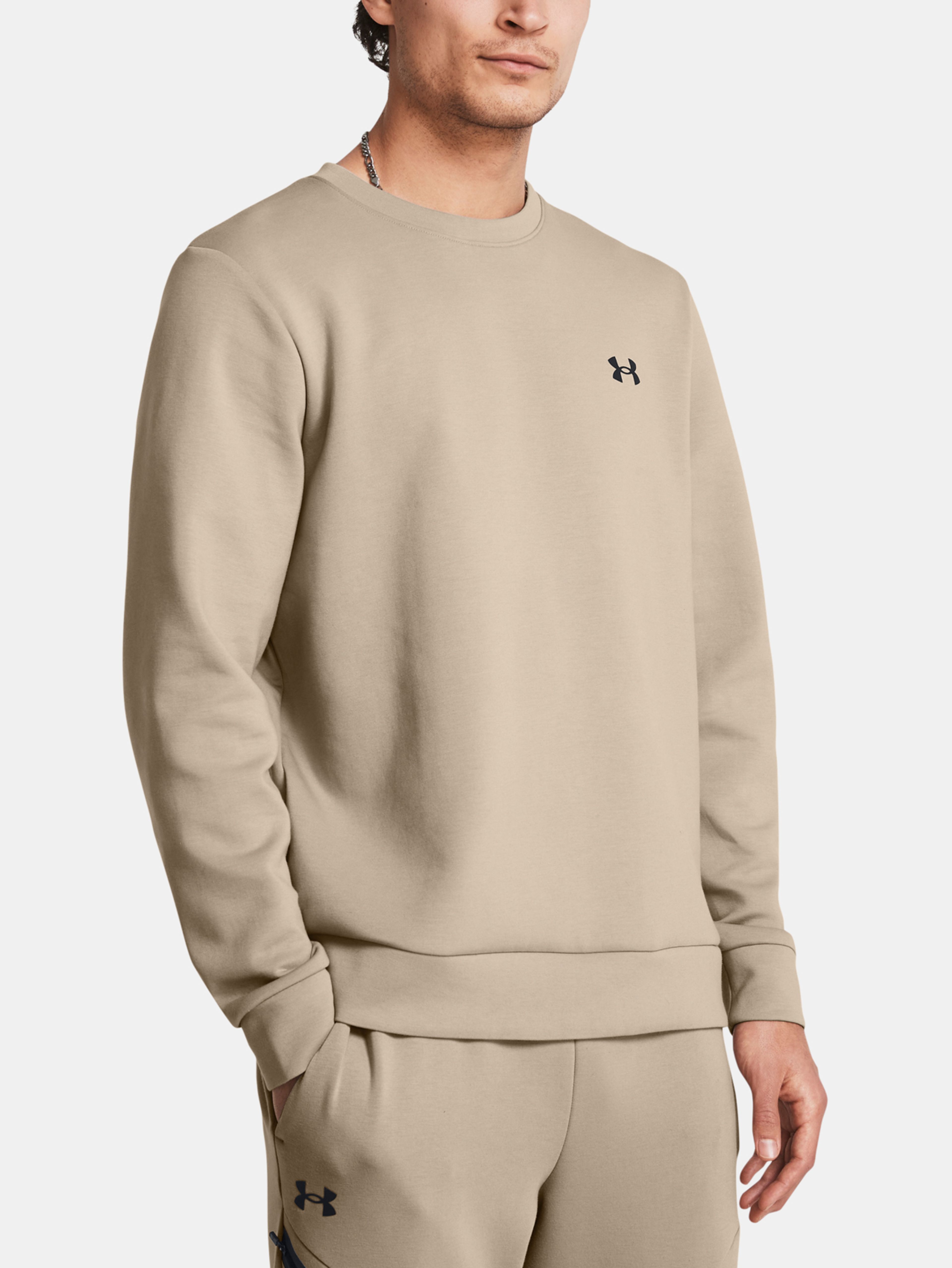 Pulover  Under Armour UA Unstoppable Flc Crew-BRN