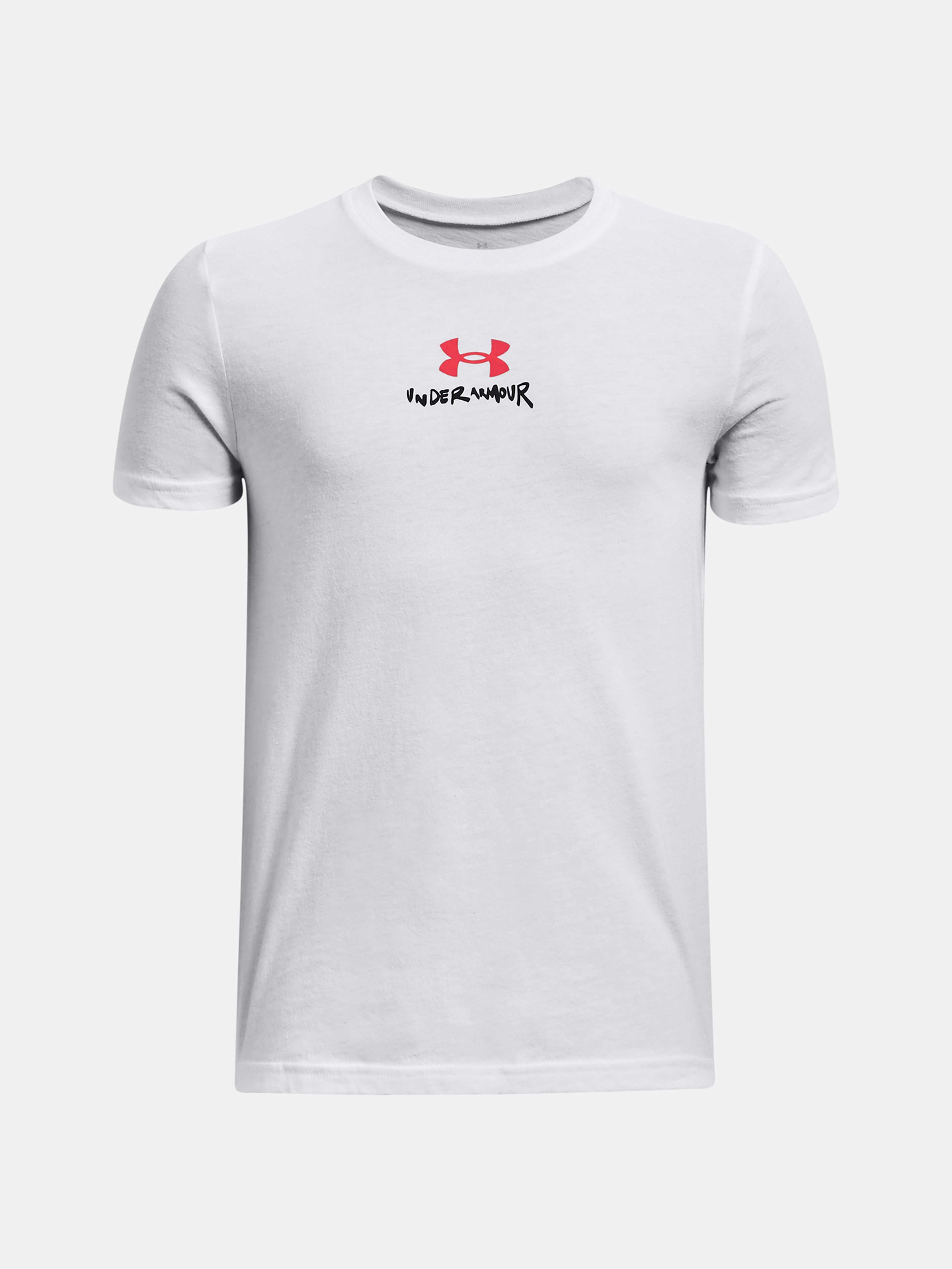 Tričko Under Armour UA SCRIBBLE BRANDED SS-WHT