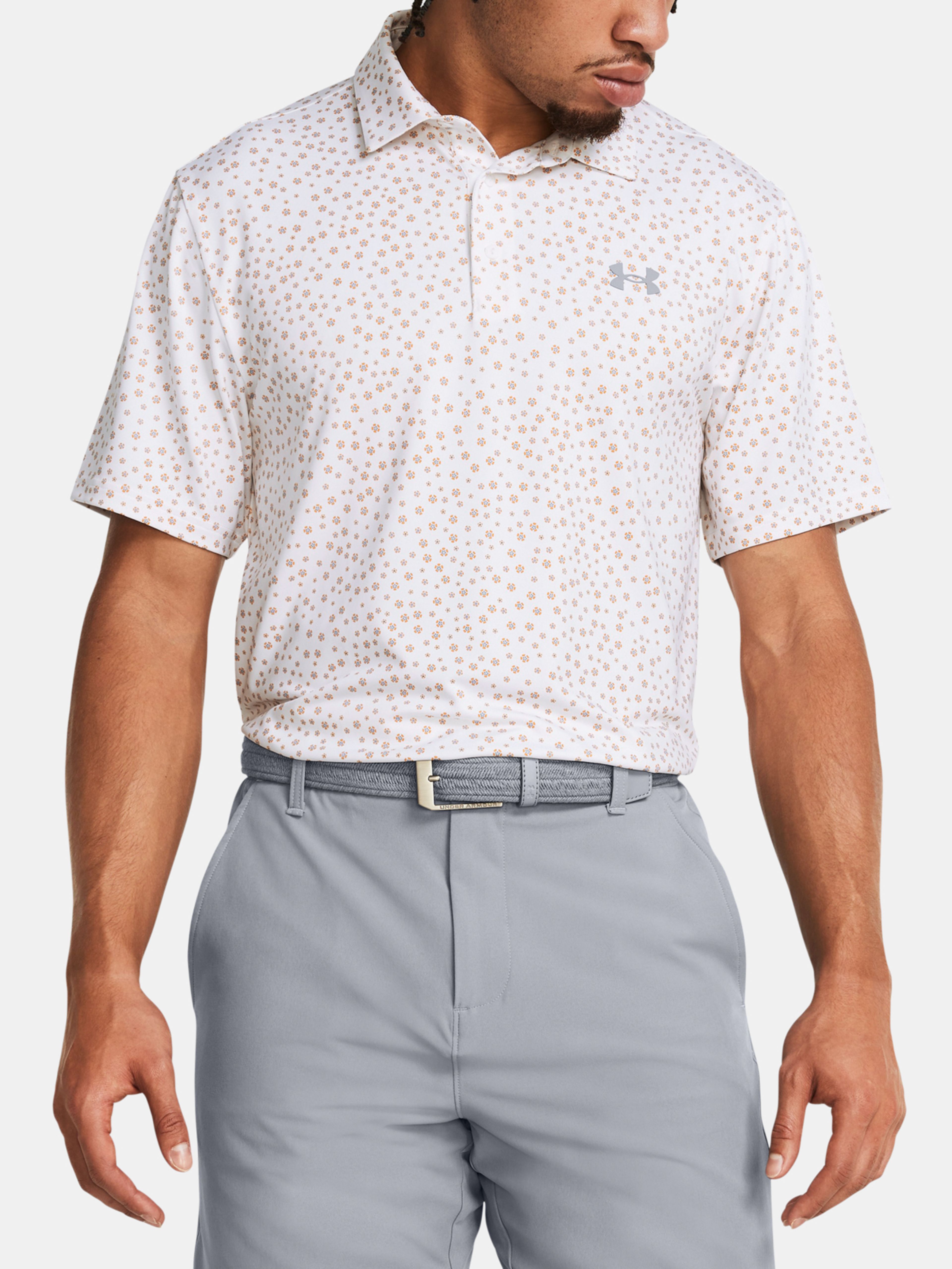 Majica Under Armour UA Playoff 3.0 Printed Polo-WHT