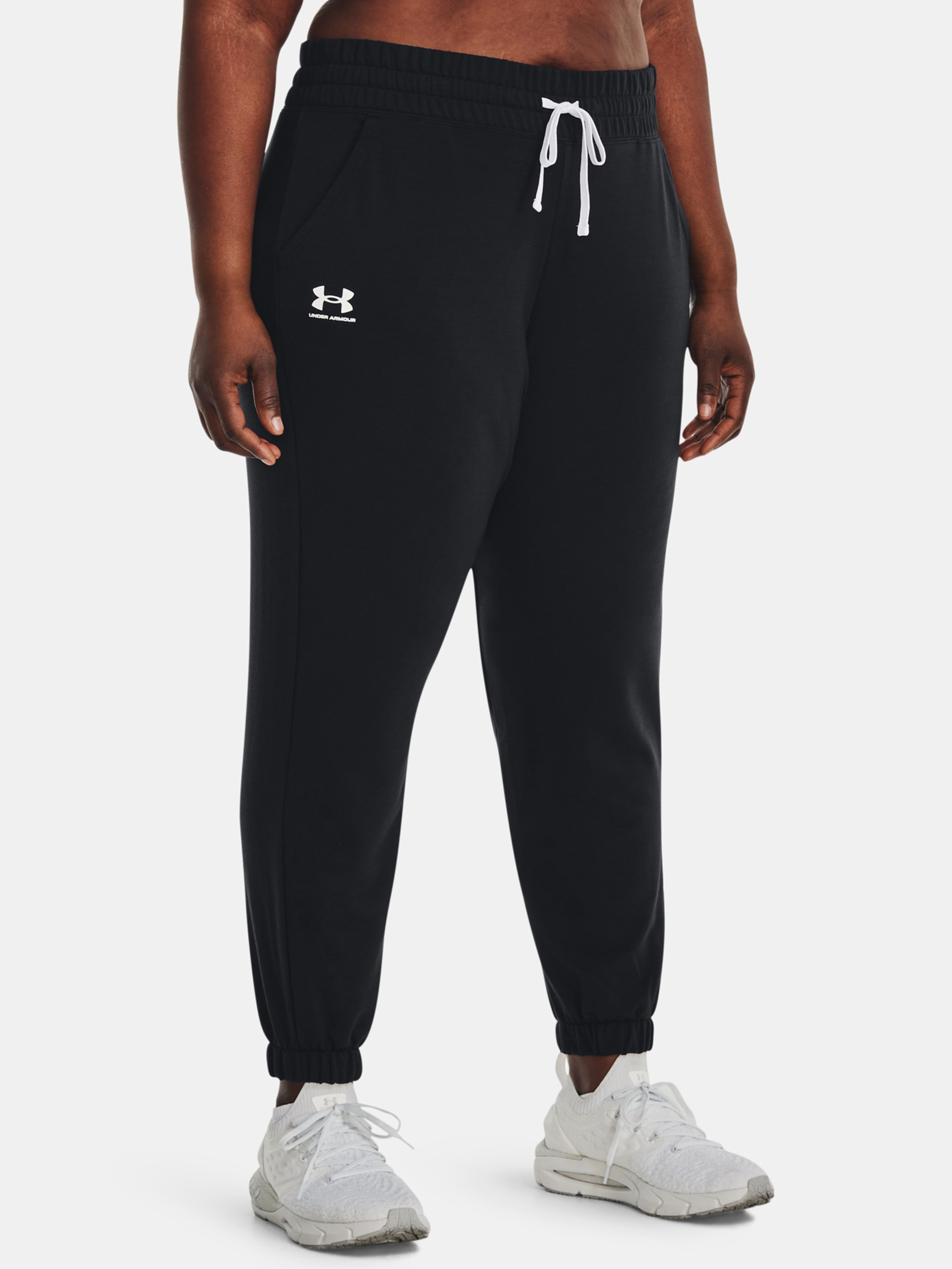 Tepláky Under Armour Rival Terry Joggers&-BLK