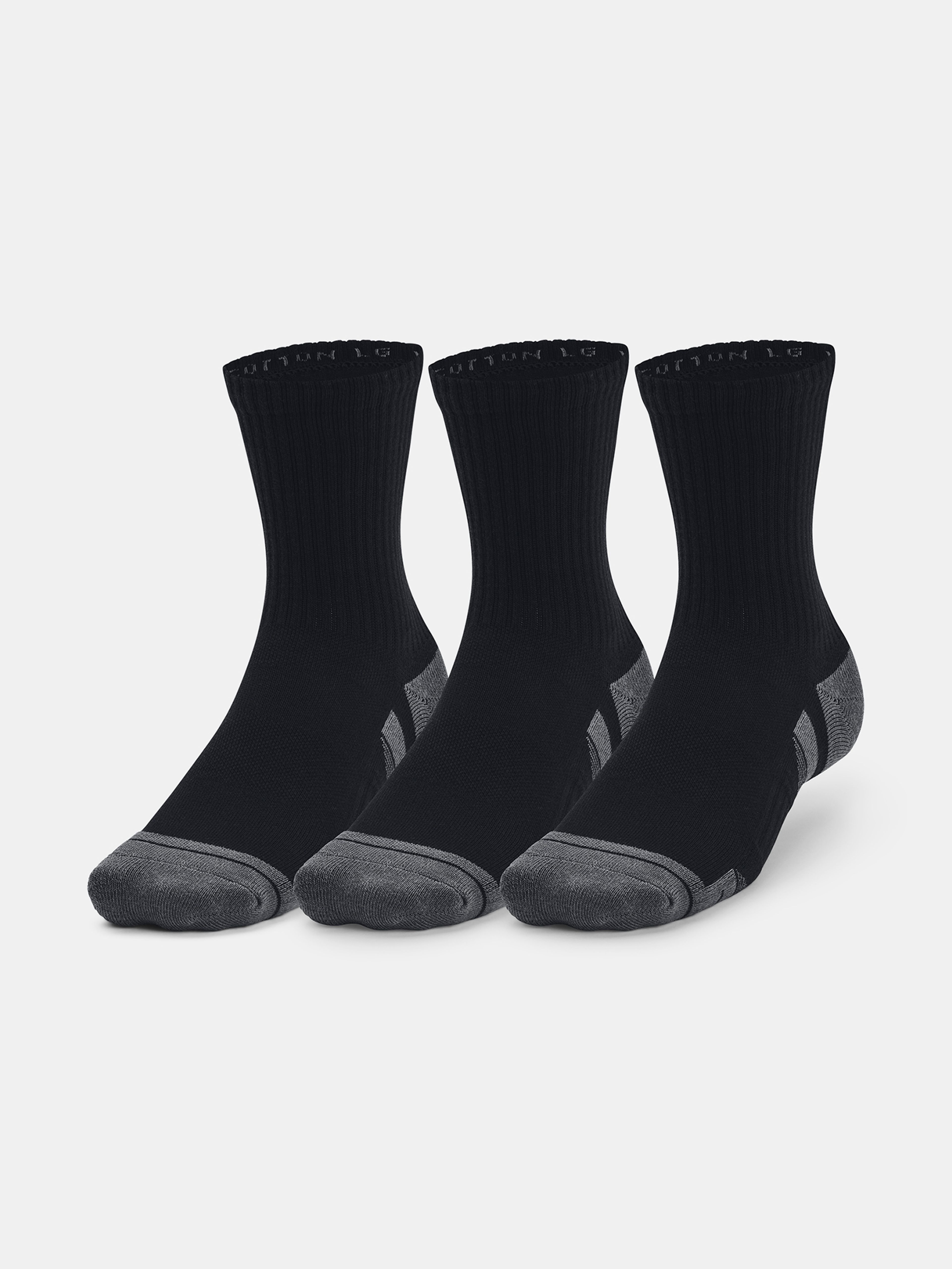 Ponožky Under Armour UA Performance Cotton 3p Mid-BLK