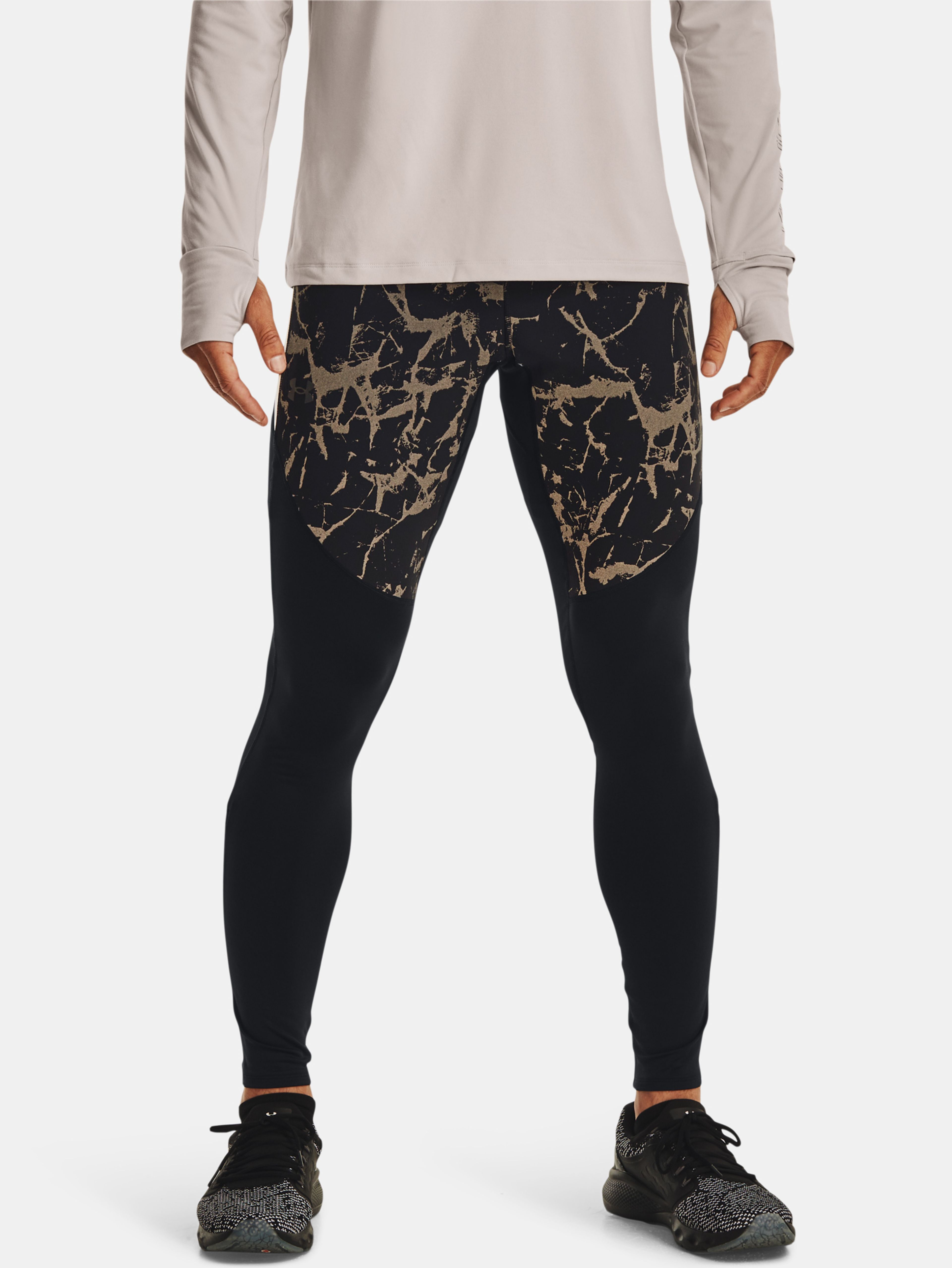 Kompresní legíny Under Armour Speedpocket Tight-BLK